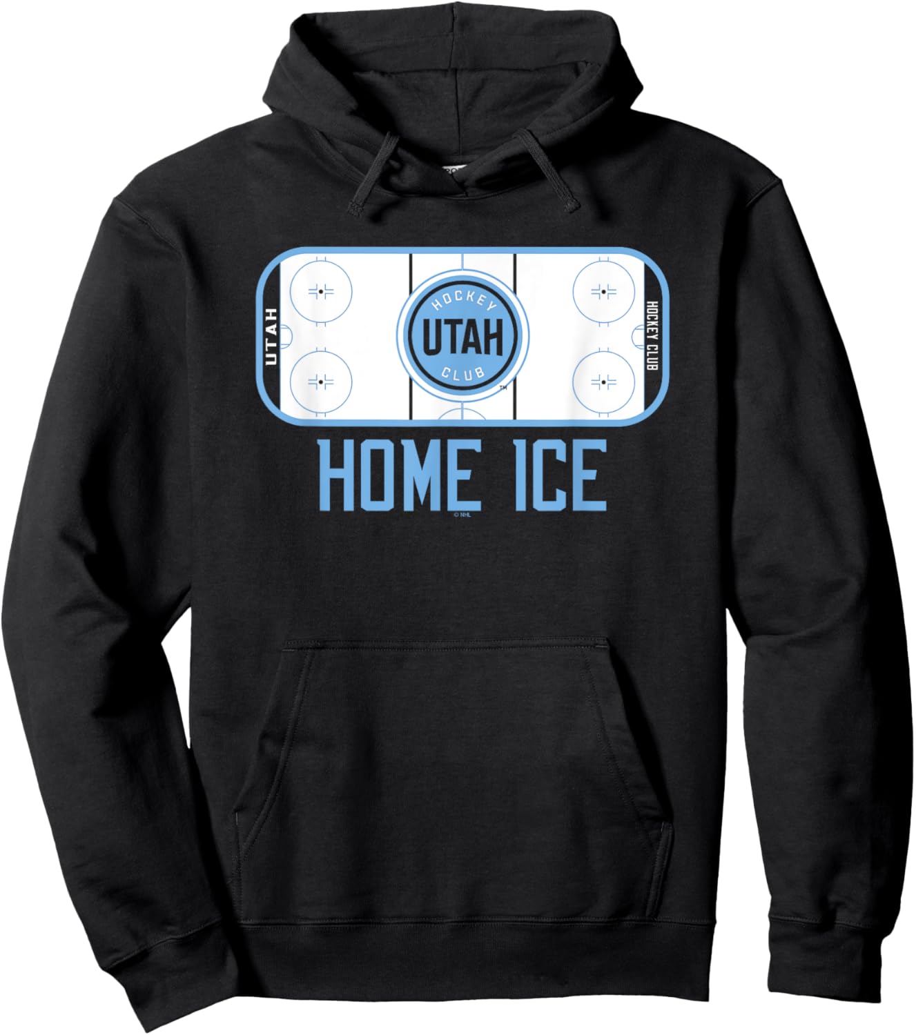 Utah Hockey Club Home Ice Black Officially Licensed Hoodie - Hoodie | Black
