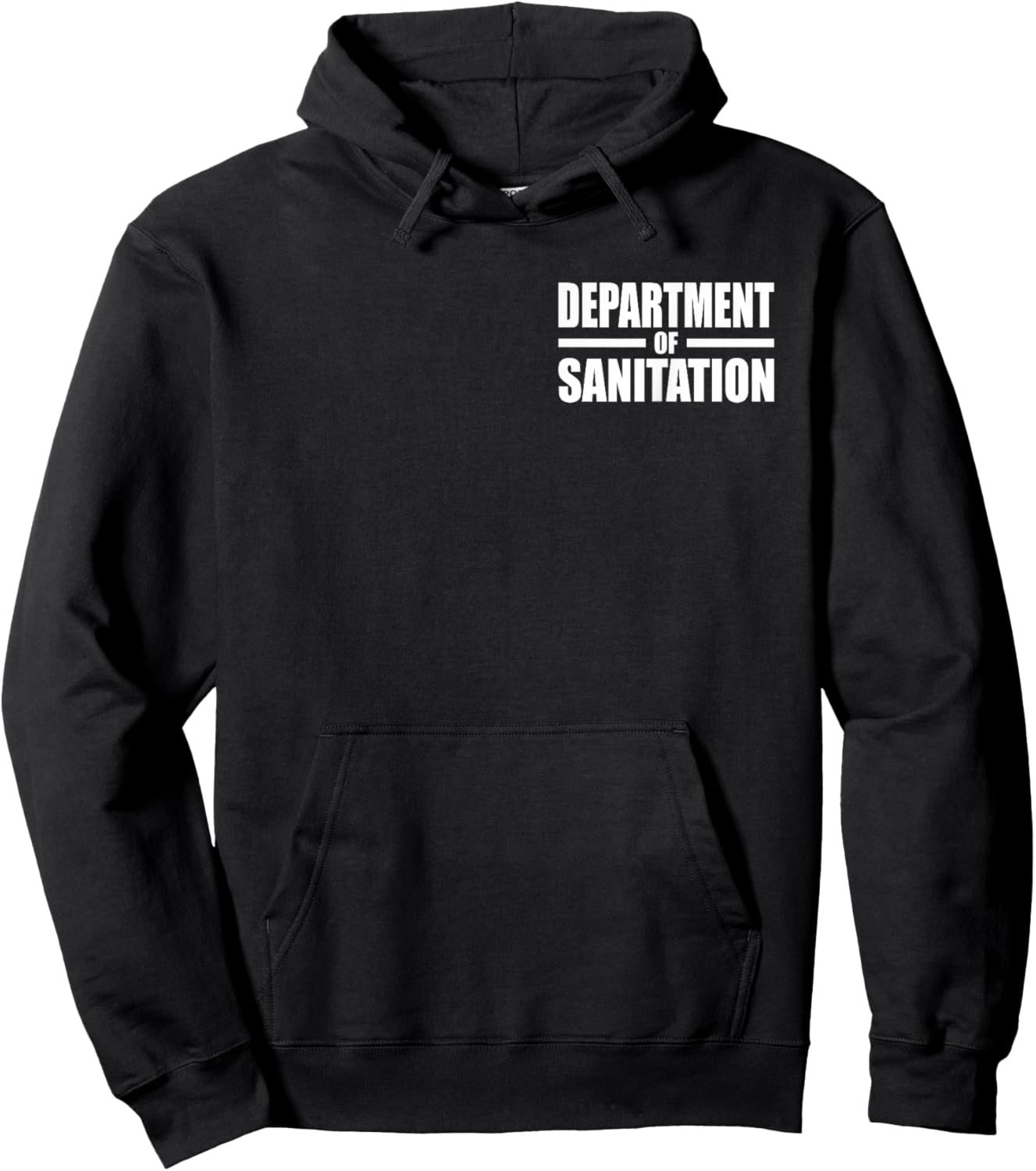 Department of Sanitation Garbage Trash Collector Uniform Hoodie - Hoodie | Black