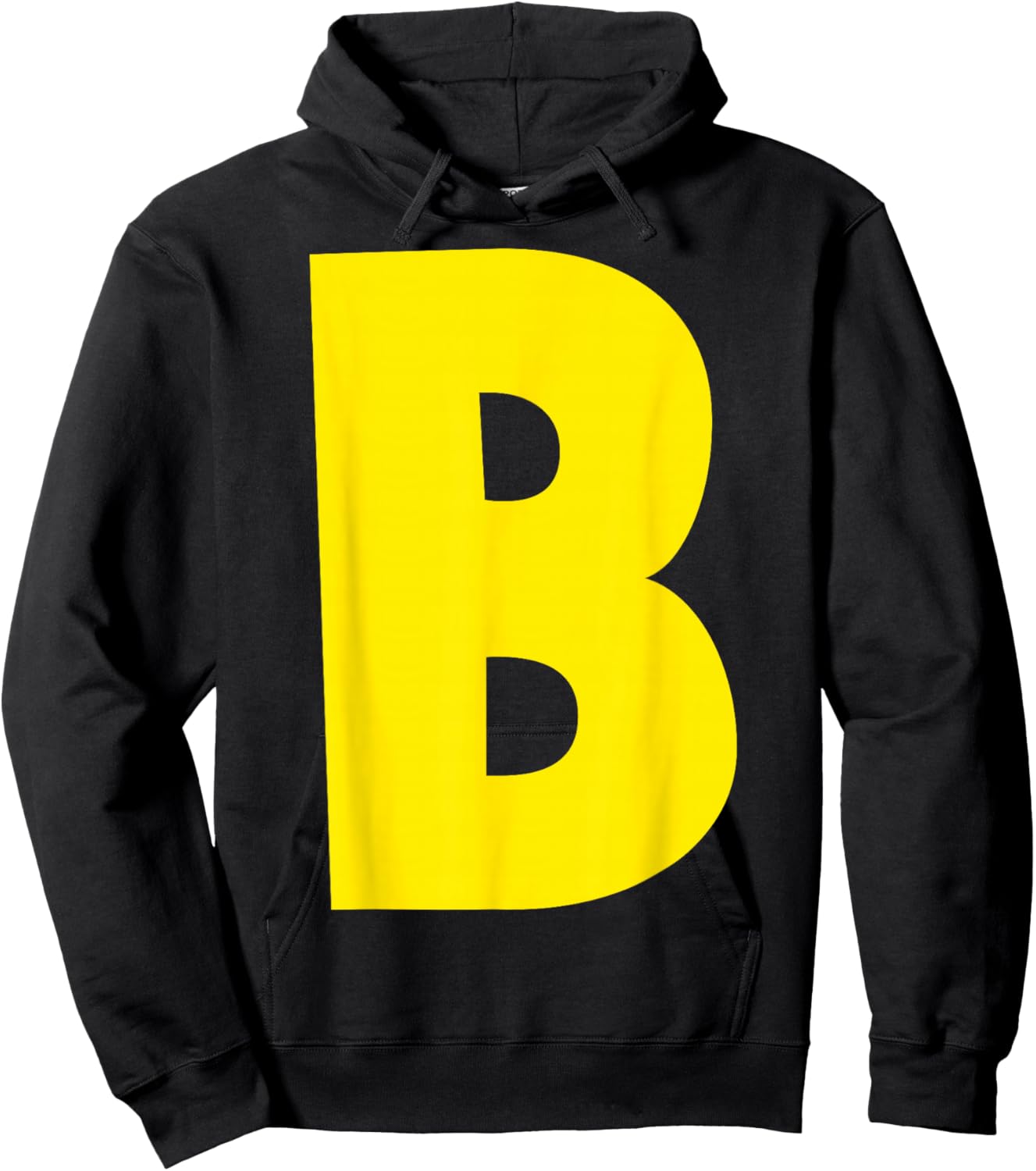 "B" Letter Chipmunk Group Matching Funny Halloween Letter B Hoodie - Hoodie | Black
