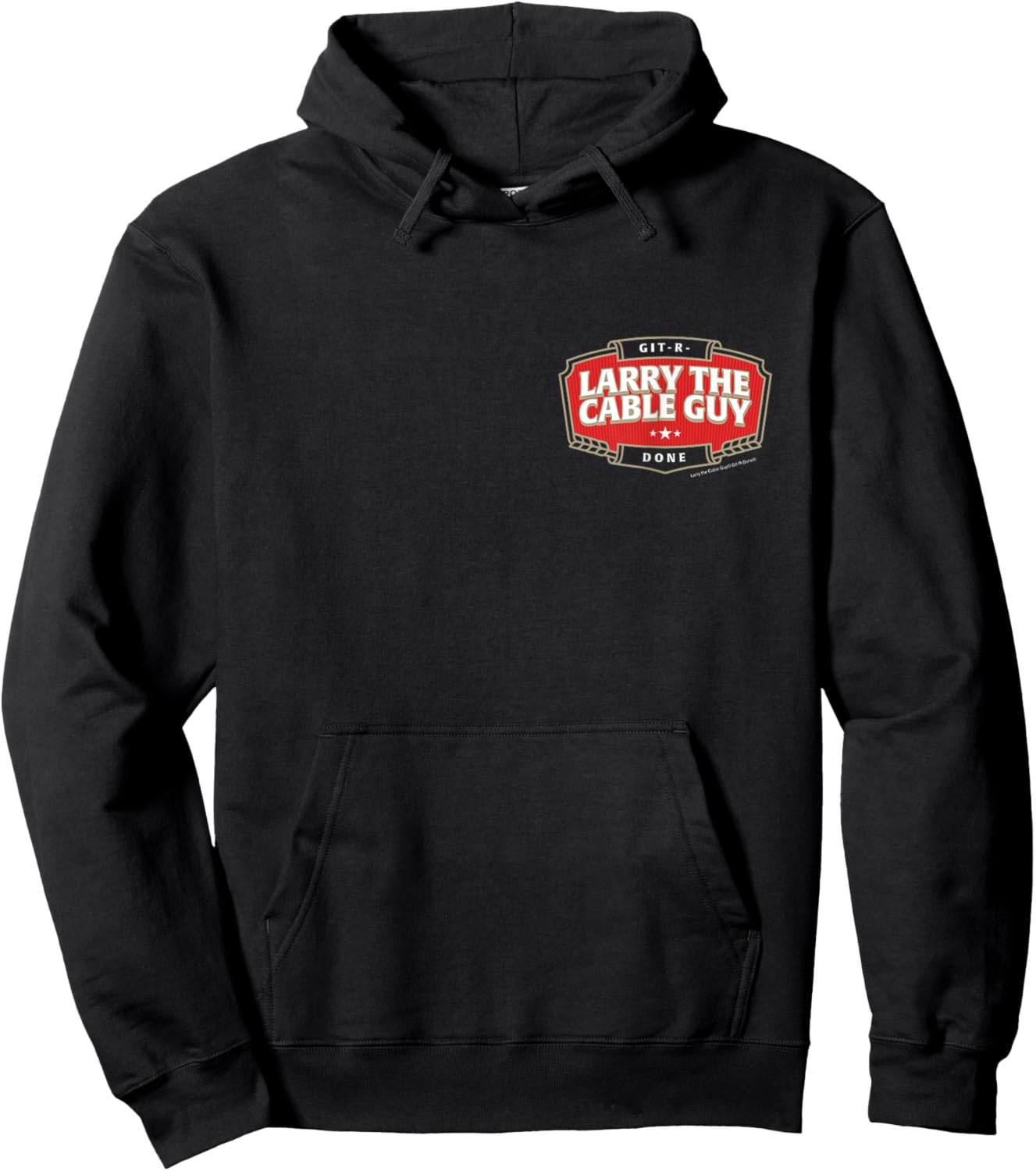 Larry the Cable Guy - Official Merchandise - Beer Label Hoodie - Hoodie | Black