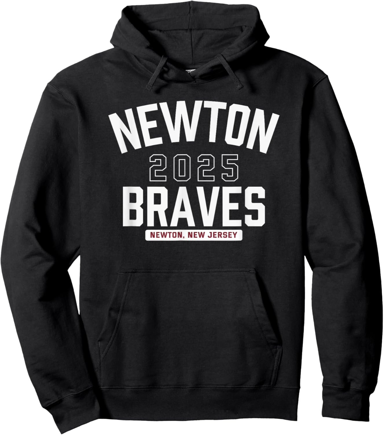 Newton Braves Newton, New Jersey 2025 Hoodie - Hoodie | Black