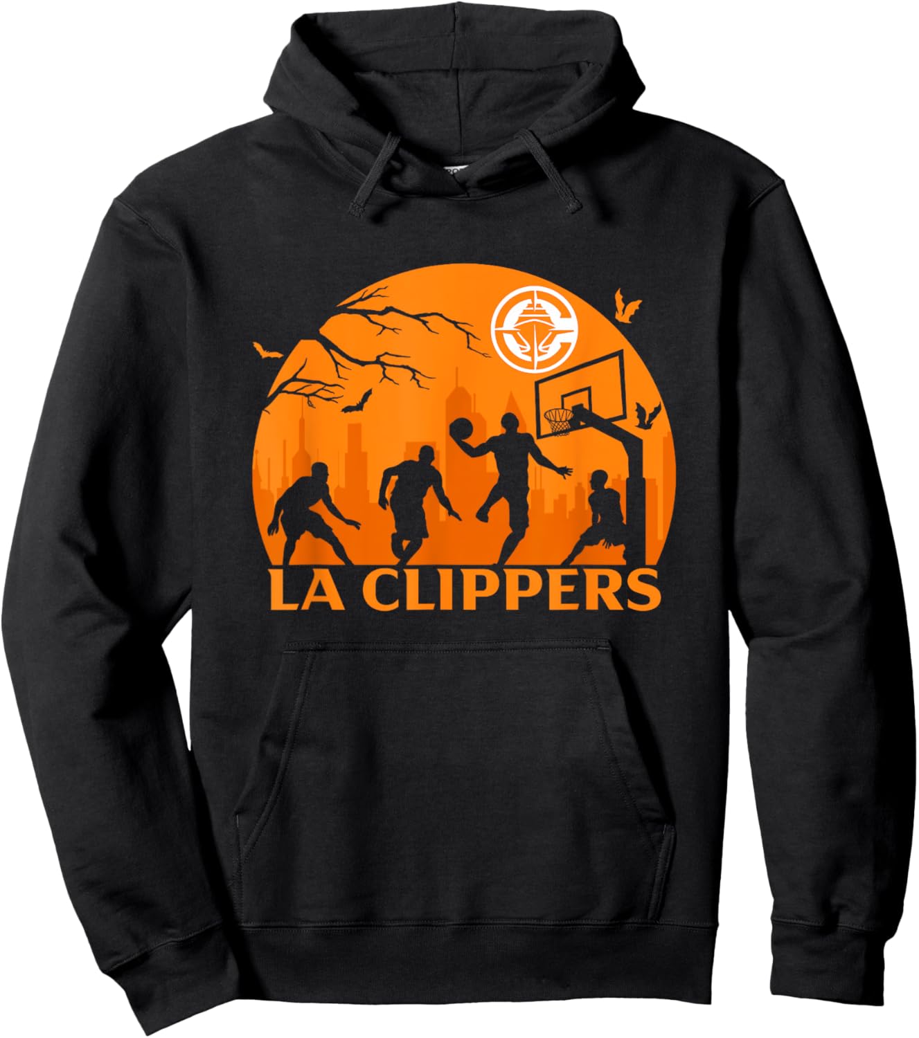 NBA Los Angeles Clippers Halloween Midnight Hoops Hoodie - Hoodie | Black