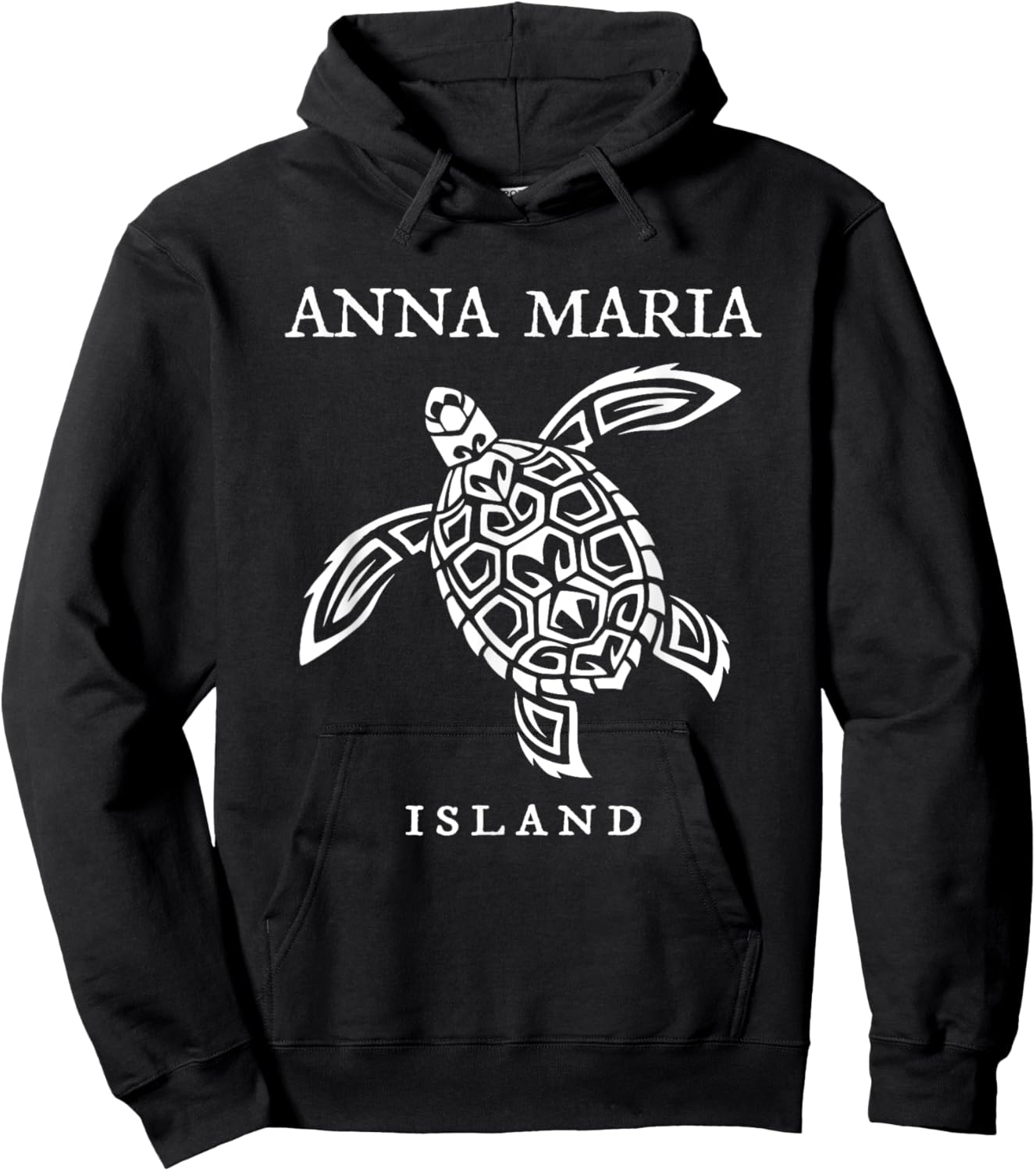 Anna Maria Island Florida Sea Turtle Vacation Souvenir Hoodie - Hoodie | Black