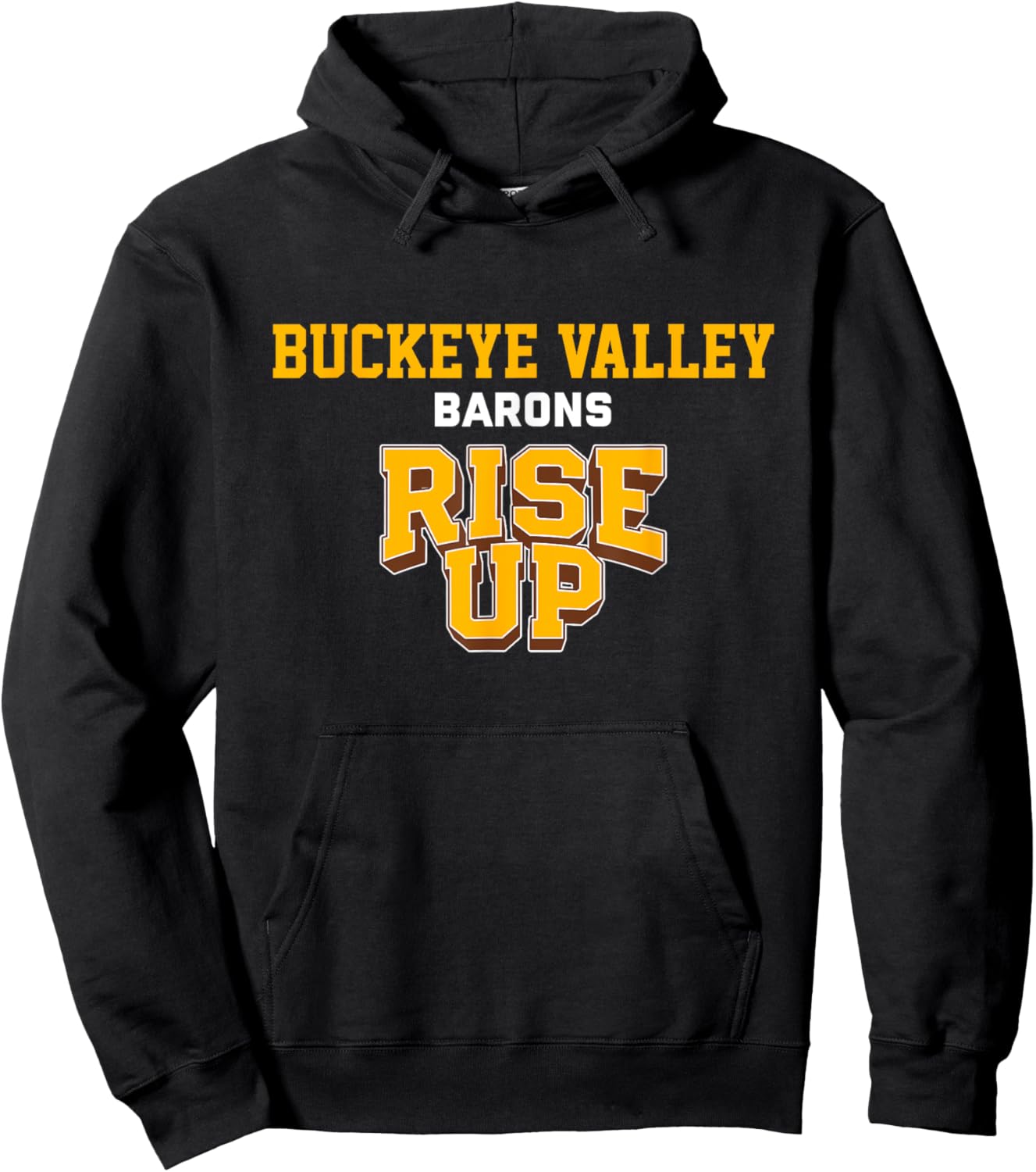 Buckeye Valley Barons Rise Up HS Hoodie - Hoodie | Black