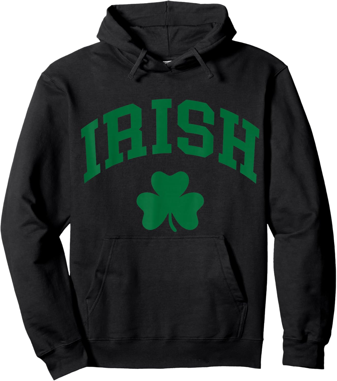 Irish Shamrock St Patricks Day Ireland Pride Irish Green Hoodie - Hoodie | Black