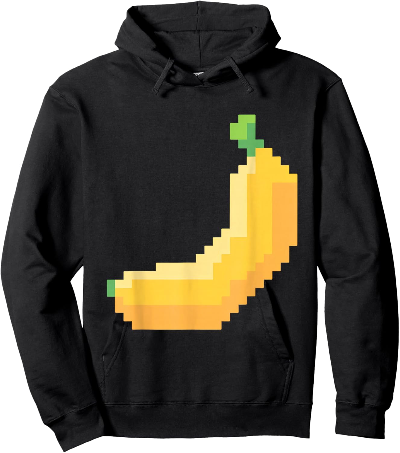 Retro Arcade Gamer 80s 8 bit Banana Costume Hoodie - Hoodie | Black