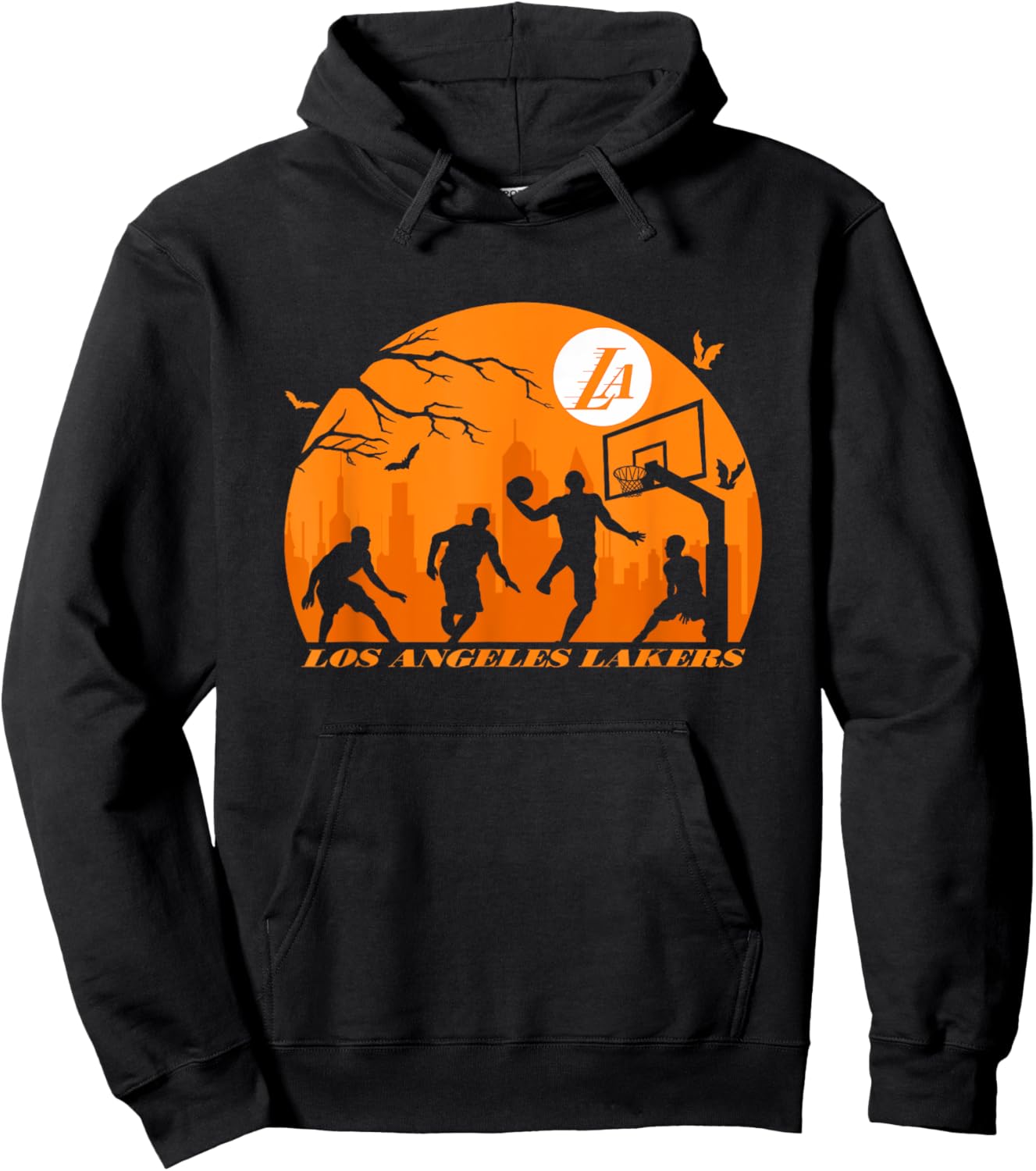 NBA Los Angeles Lakers Halloween Midnight Hoops Hoodie - Hoodie | Black