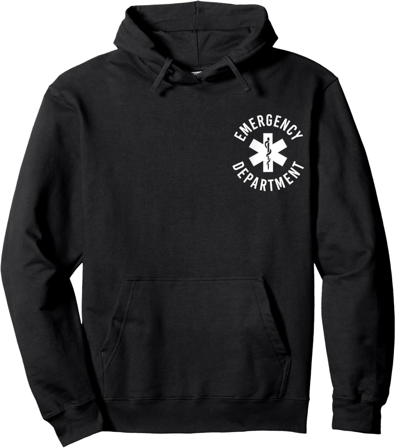 Emergency Room Registered Nurse Hospital RN Staff ER Nurse Hoodie - Hoodie | Black