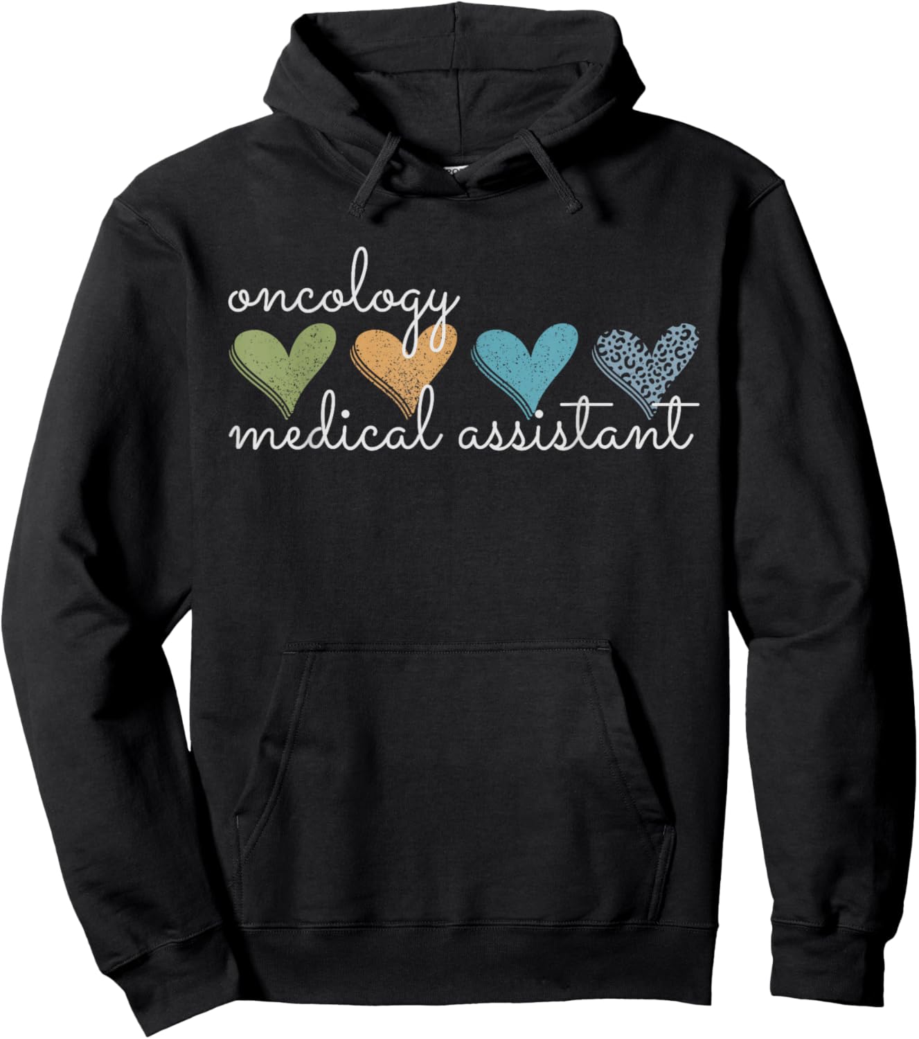 Oncology Medical Assistant Hematology Physician Nurse Hoodie - Hoodie | Black