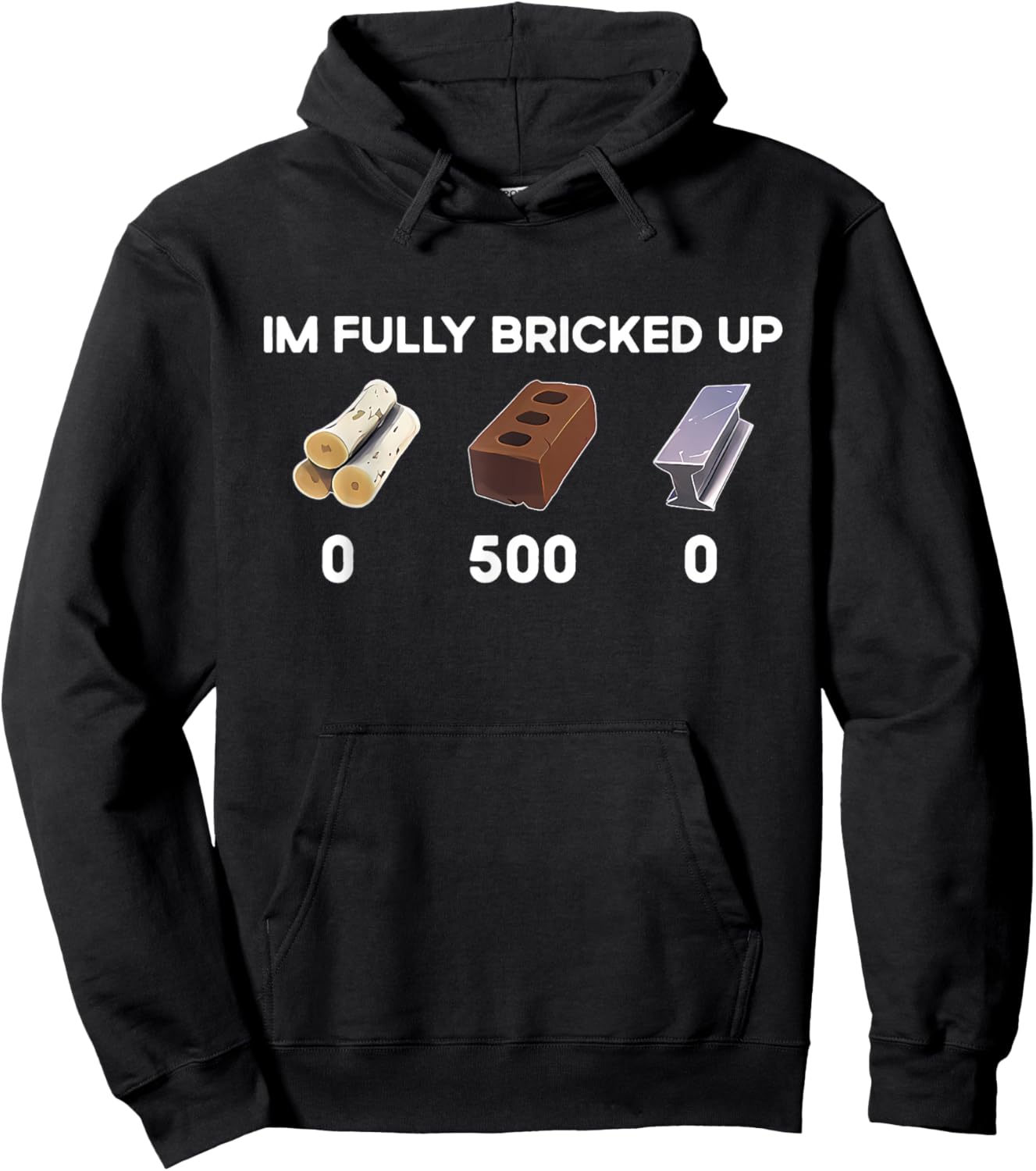 Im Fully Bricked Up Hoodie - Hoodie | Black