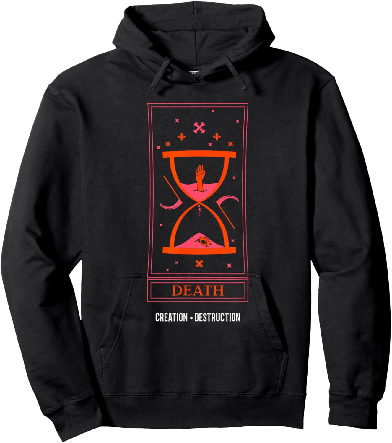 Death - Creation Destruction (Tarot Card) Hoodie - Hoodie | Black