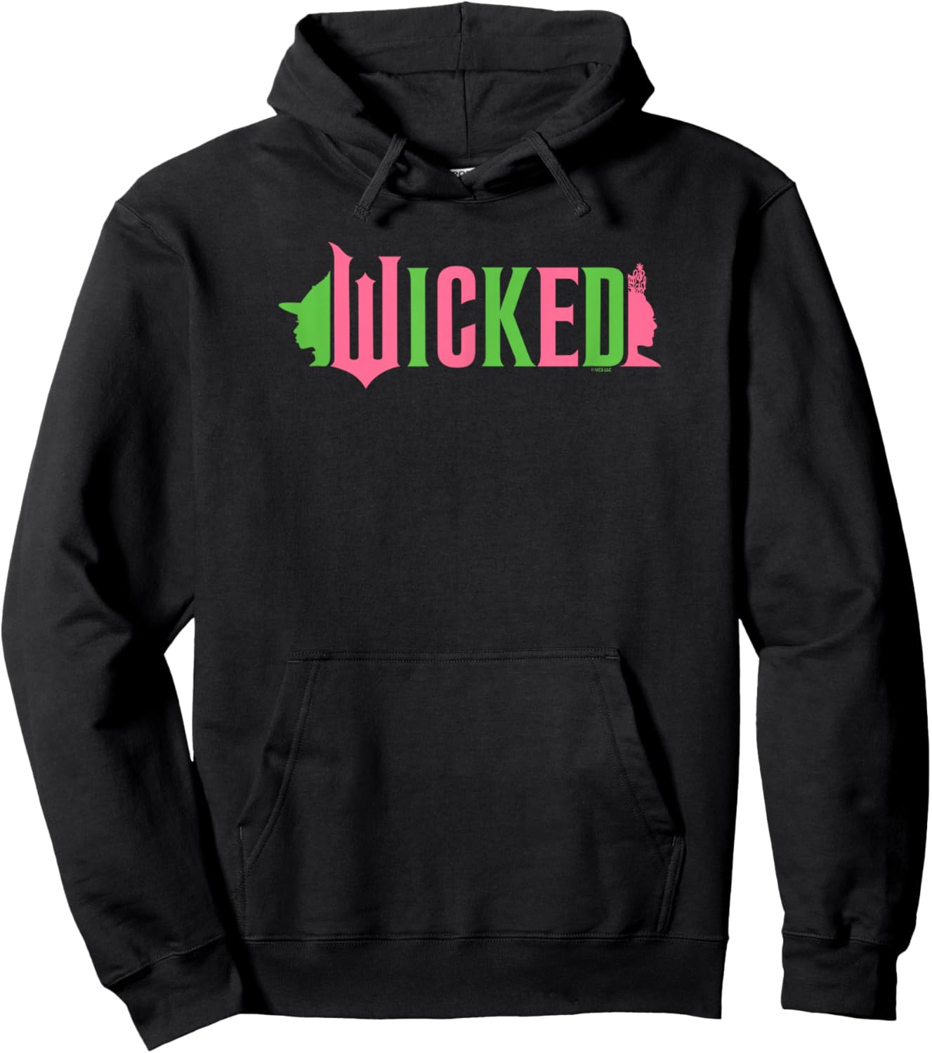Wicked Pink & Green Hoodie - Hoodie | Black