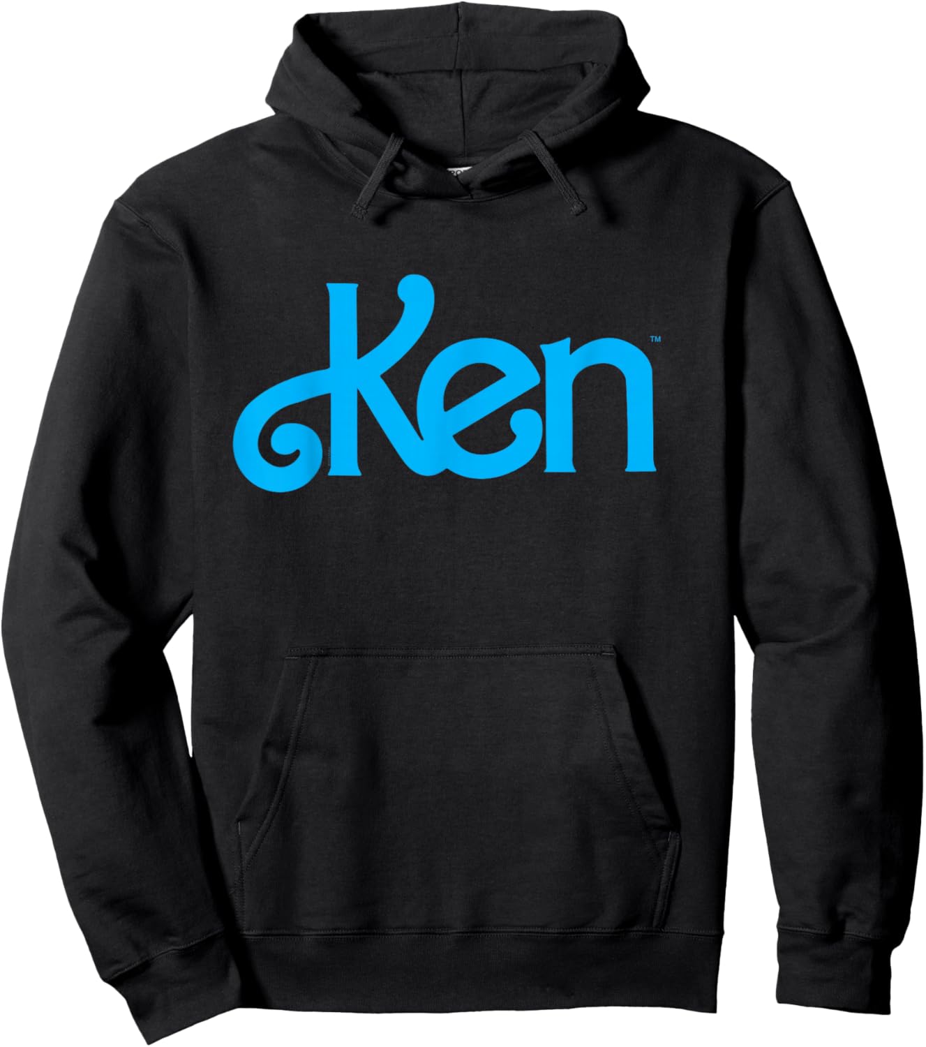 Barbie Ken 1980's Logo , Men's Classic Fit Black Small Hoodie - Hoodie | Black