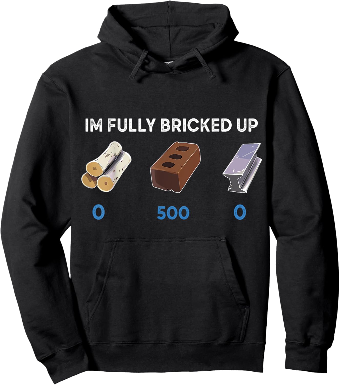 Im Fully Bricked Up Hoodie - Hoodie | Black