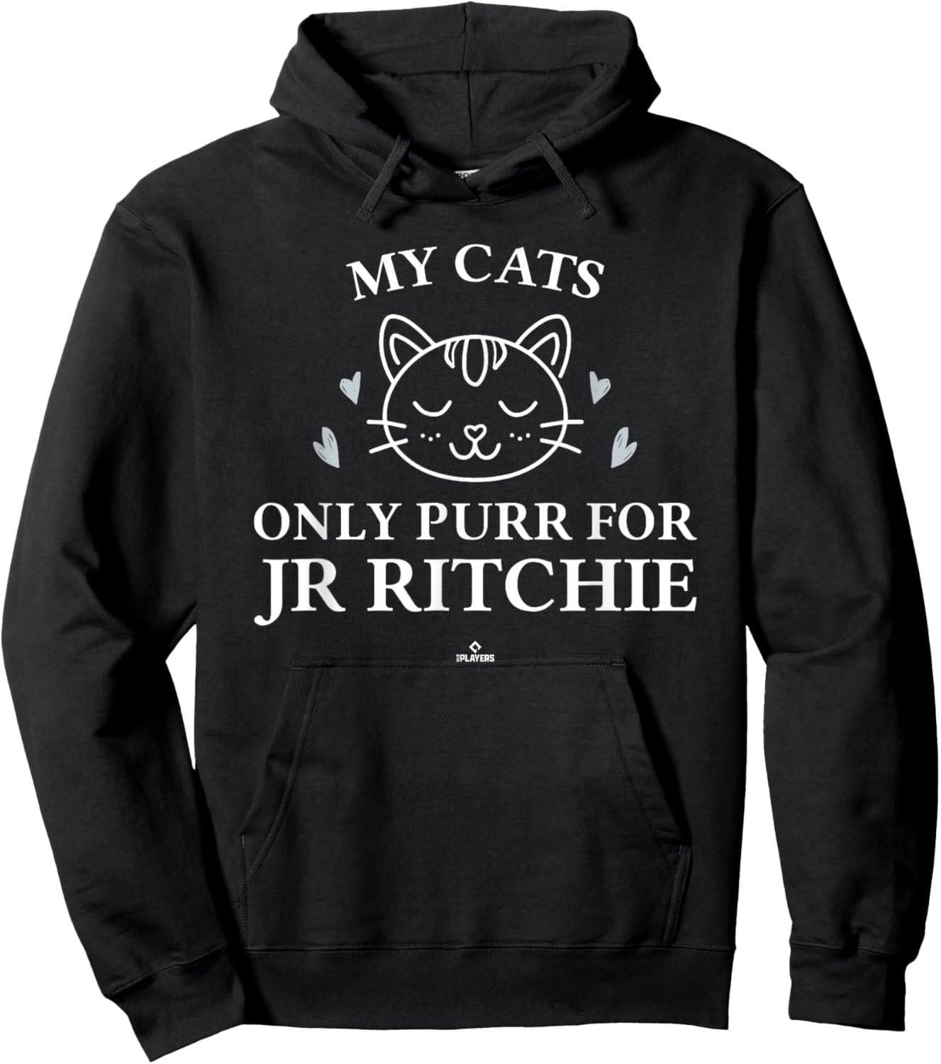 Cat Lovers for JR Ritchie Prospect Baseball Fan Gear Hoodie - Hoodie | Black