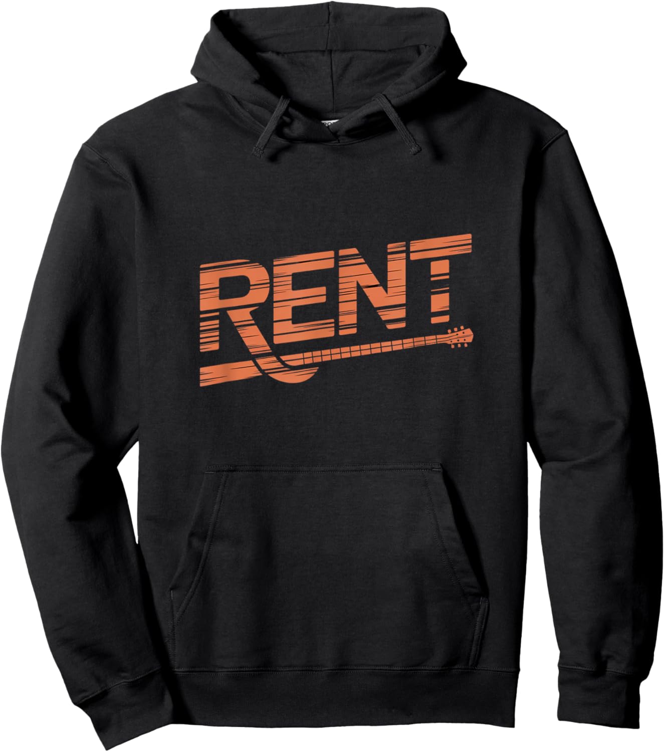 Rent Guitar Music Musical Theatre Broadway Hoodie - Hoodie | Black