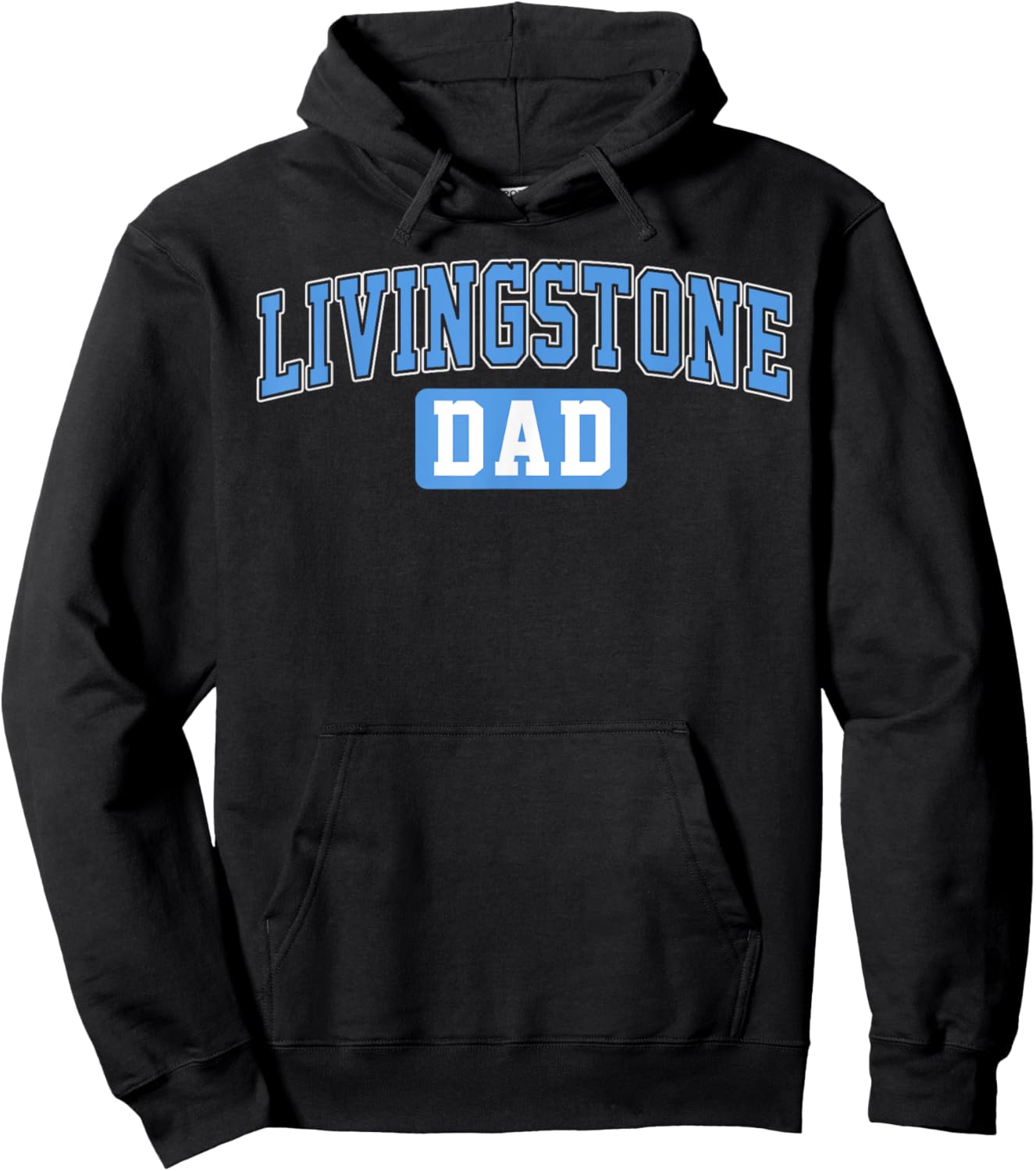 Livingstone College Dad Arch Vintage Design for Father Men Hoodie - Hoodie | Black