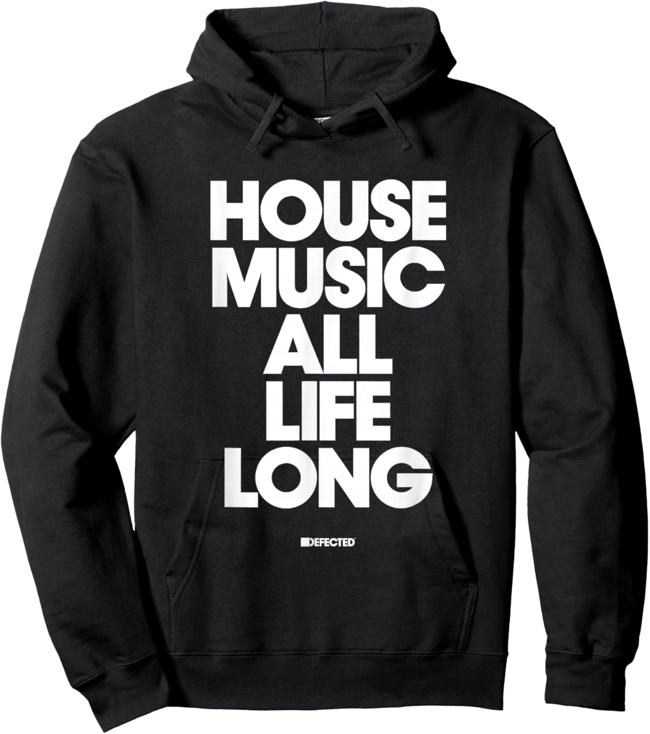 Defected House Music All Life Long Hoodie - Hoodie | Black