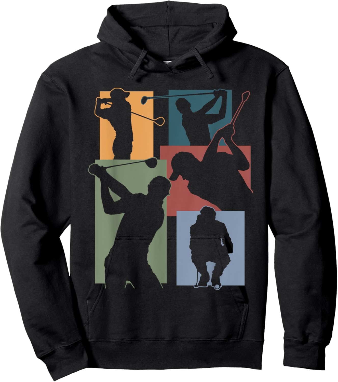 Funny Golf Player Cool Golfer Golfing Game Enthusiast Outfit Hoodie - Hoodie | Black