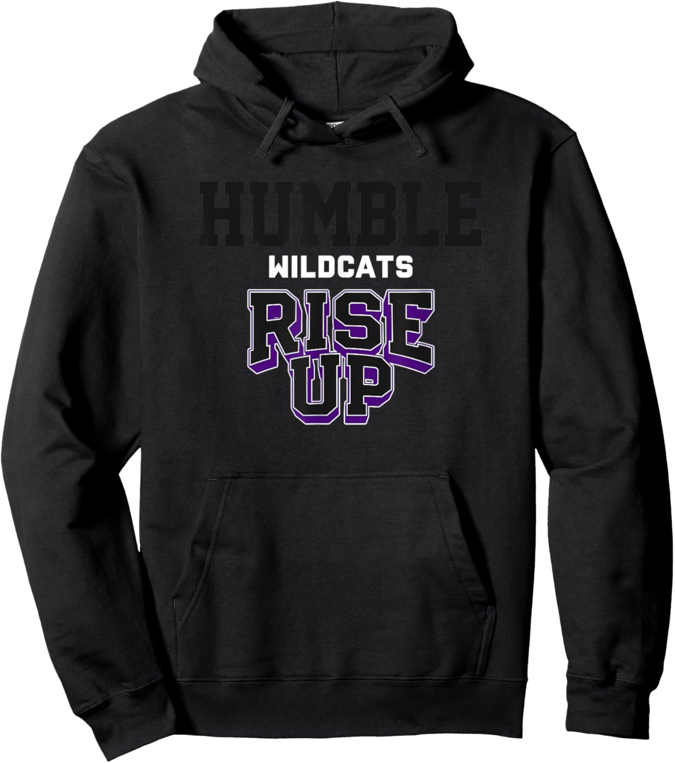 Humble Wildcats Rise Up HS Hoodie - Hoodie | Black