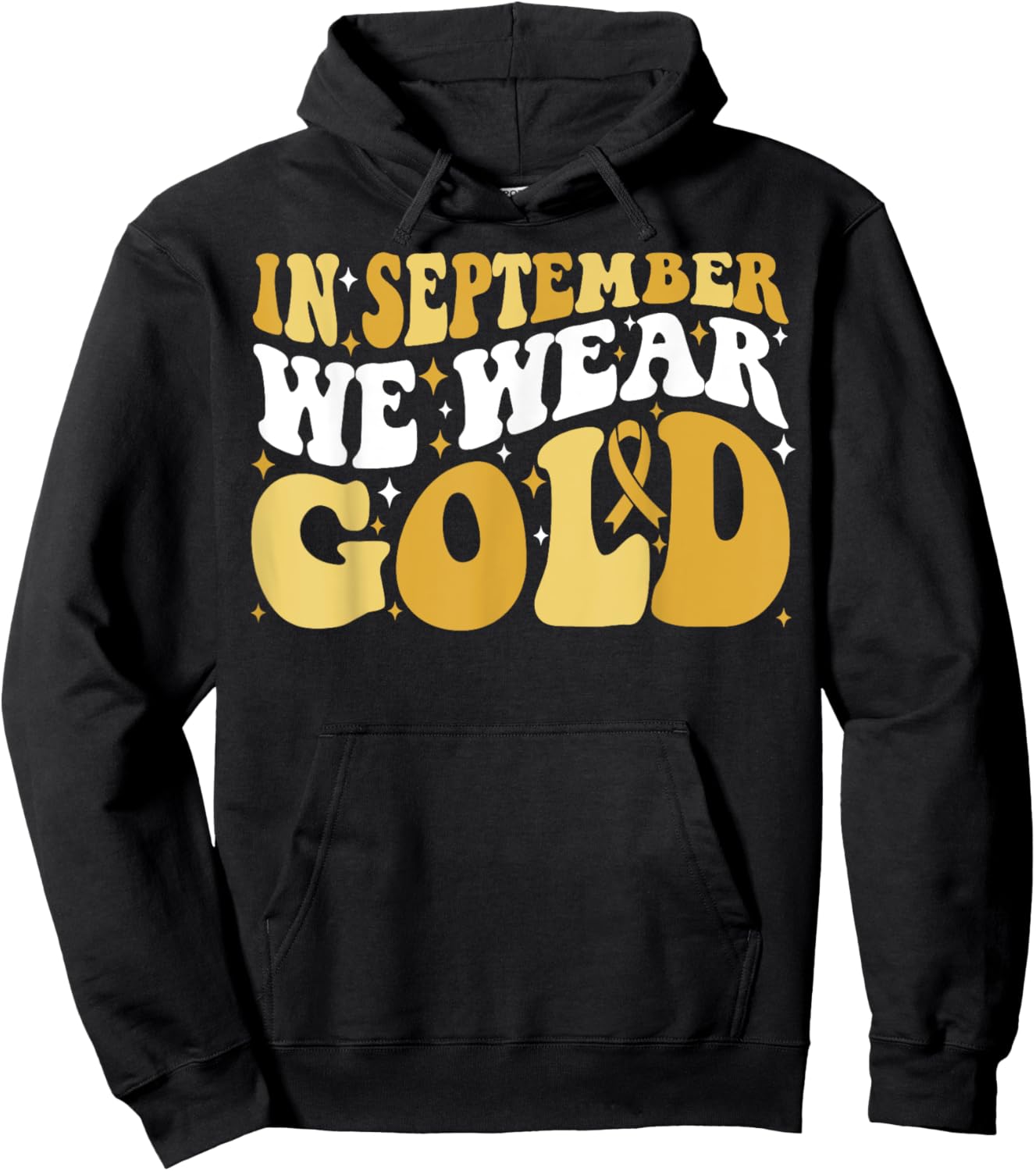 In September We Wear Gold Hoodie - Hoodie | Black