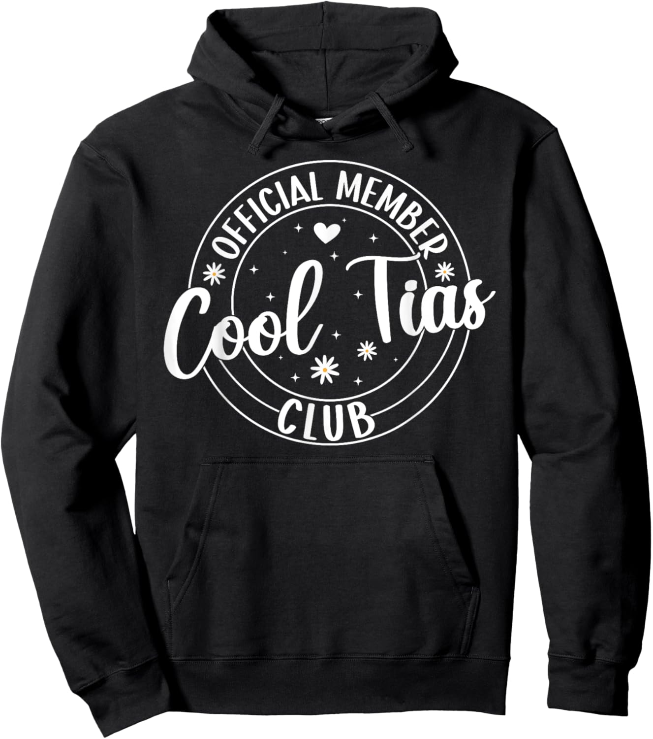 Cool Tias Club Tia Aunt Funny Tia Auntie Hoodie - Hoodie | Black