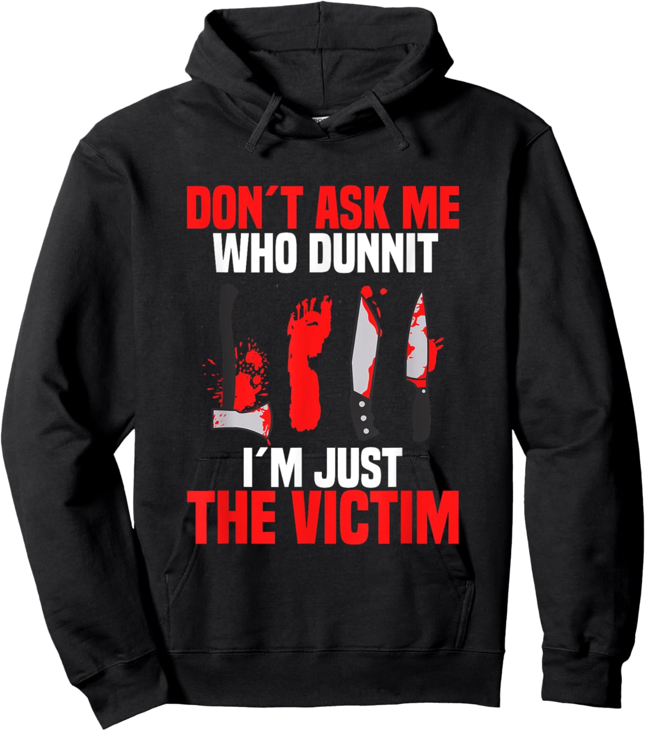 Murder Mystery Dinner Victim Crime Scene Investigator Hoodie - Hoodie | Black