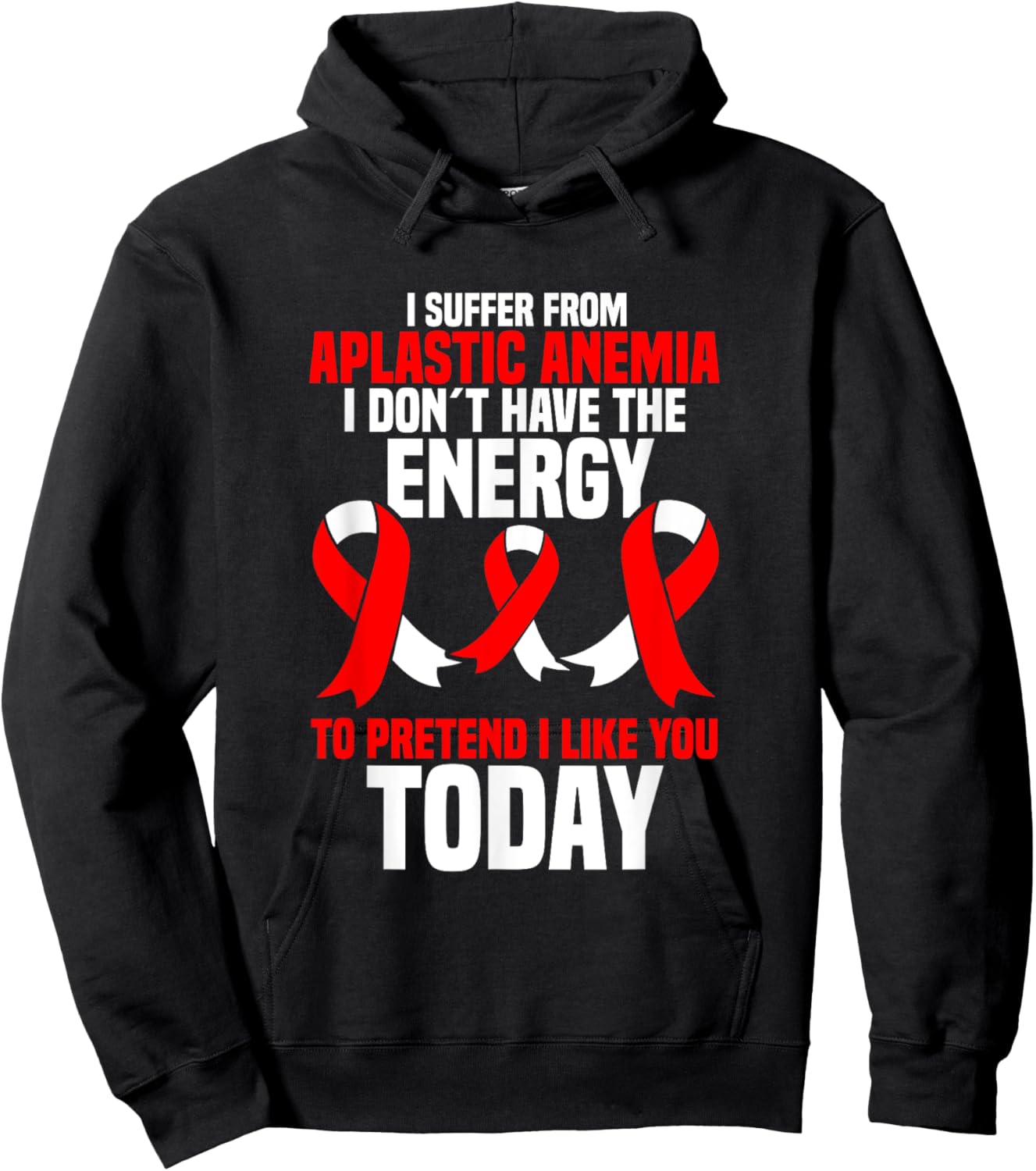 Anemia Survivor Awareness Product Aplastic Anemia Warrior Hoodie - Hoodie | Black