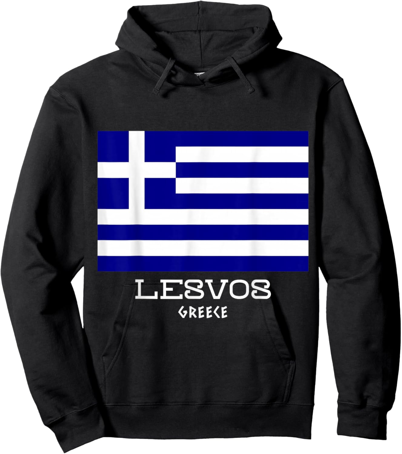 Lesvos Greece Greek Island Hellas Souvenir Mytilene Mitilini Hoodie - Hoodie | Black