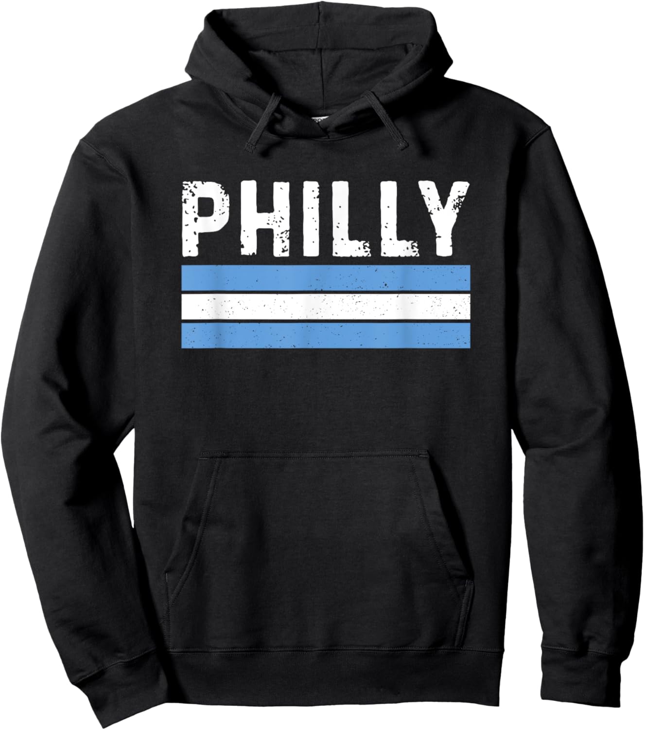 Philly Retro Vintage Philadelphia Pennsylvania Tourism Gift Hoodie - Hoodie | Black