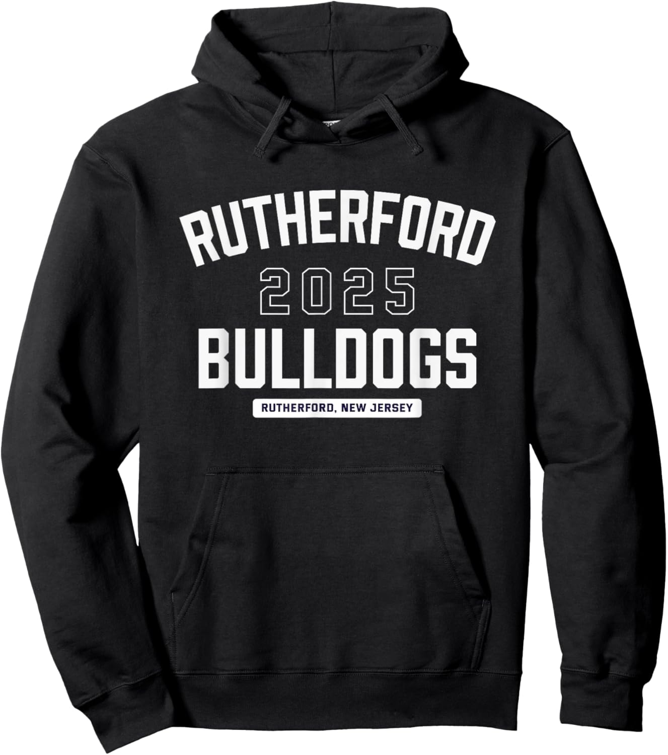 Rutherford Bulldogs Rutherford, New Jersey 2025 Hoodie - Hoodie | Black