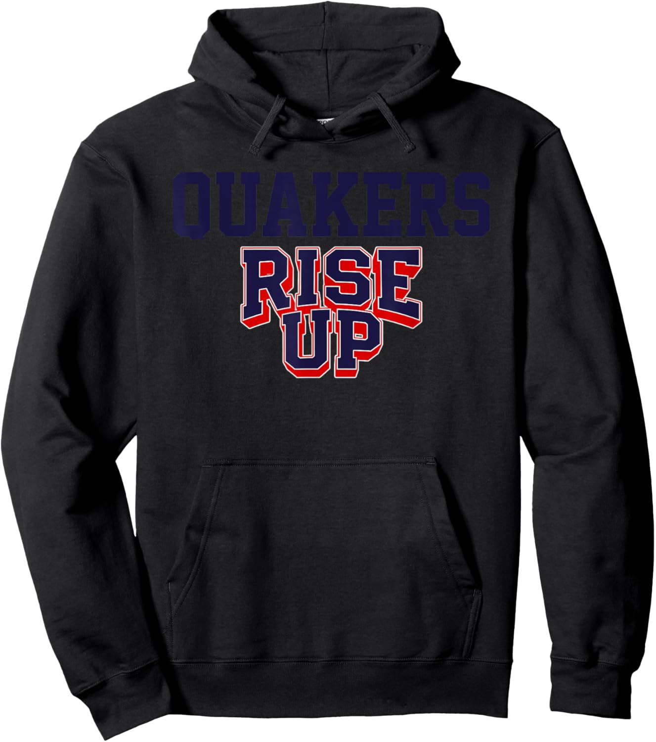Plainfield Quakers Rise Up HS Hoodie - Hoodie | Black