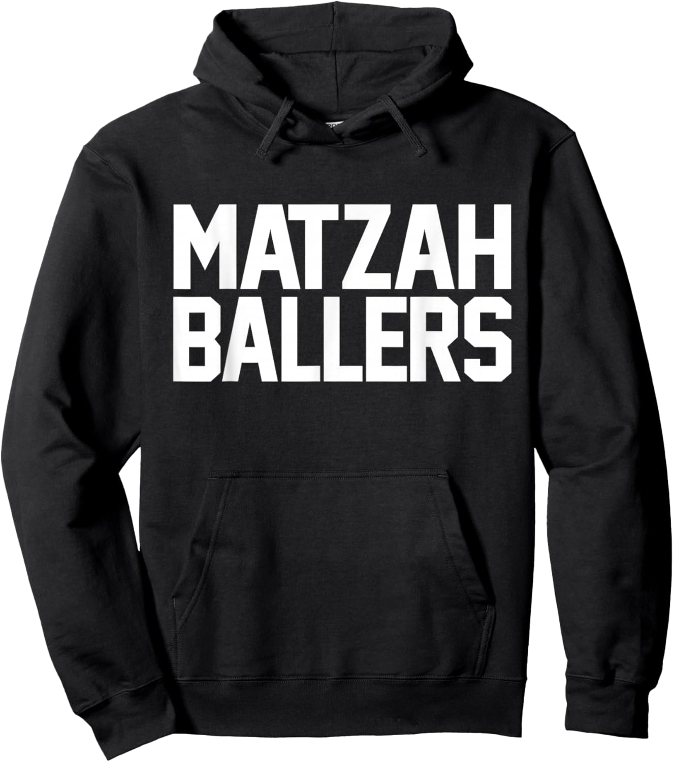 Matzah Ballers Funny Jewish Basketball Team Matzo Balls Hoodie - Hoodie | Black