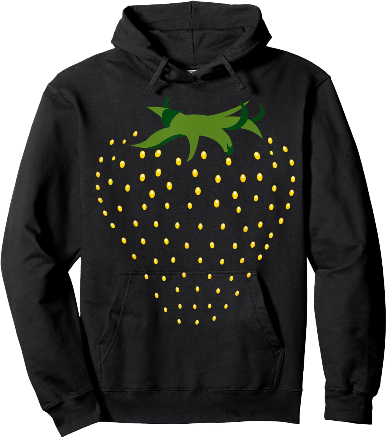 Funny Strawberry Fruit Cosplay DIY Halloween Costume Day Hoodie - Hoodie | Black