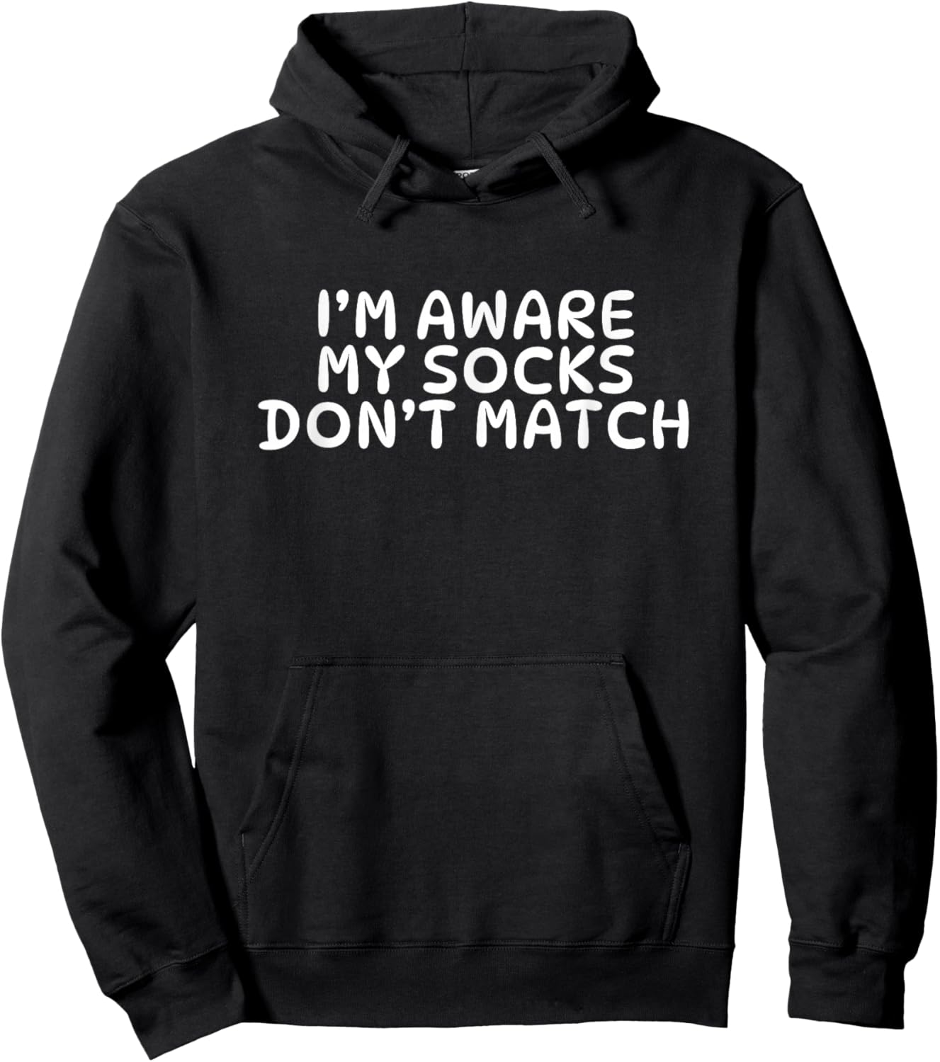 Mismatched Socks, Socks Don't Match Hoodie - Hoodie | Black