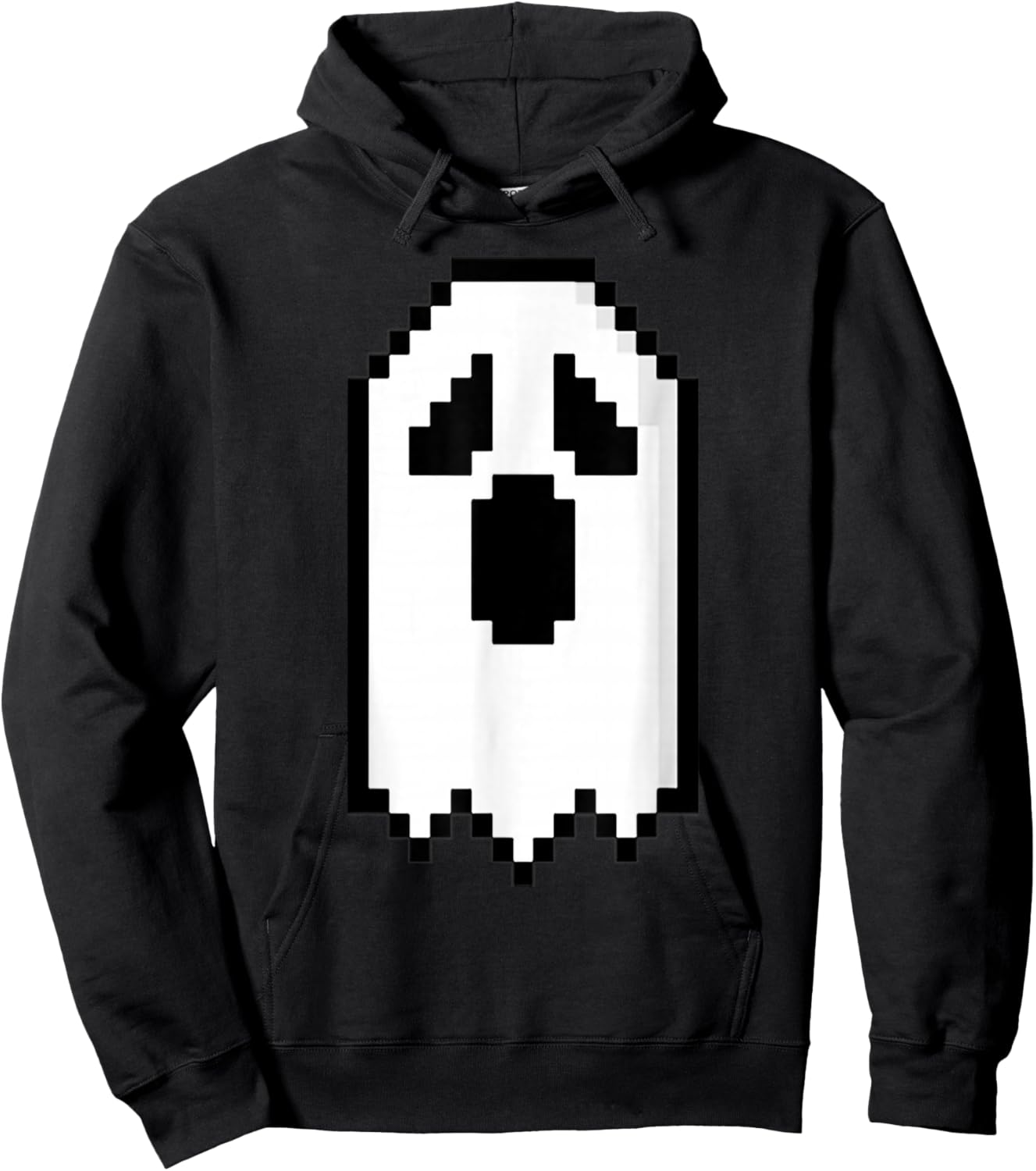 Retro Arcade Game Ghost Eyes Halloween Group Costume Hoodie - Hoodie | Black