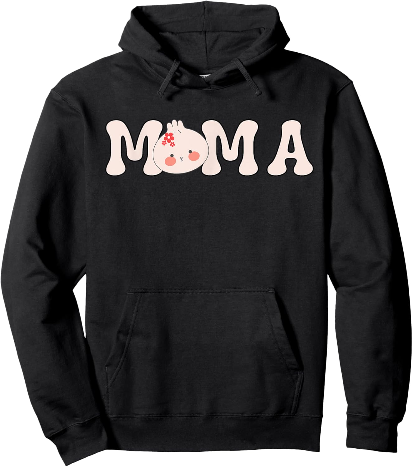 Mama Of The Dumpling First Birthday Baby Matching Top Hoodie - Hoodie | Black