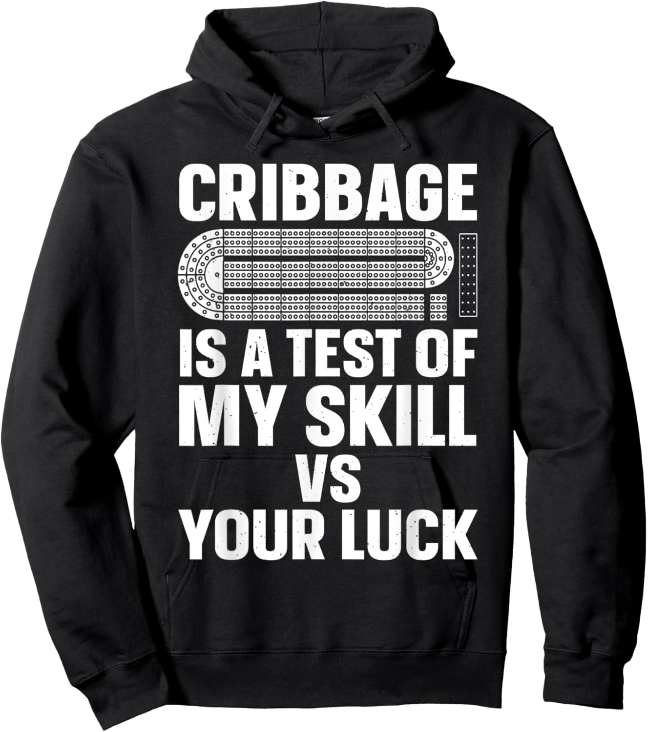 Cribbage Art Women Kid Cribbage Board Cribbage Lover Hoodie - Hoodie | Black