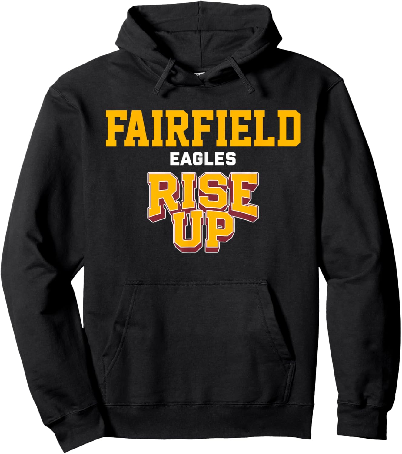 Fairfield Eagles Rise Up HS Hoodie - Hoodie | Black