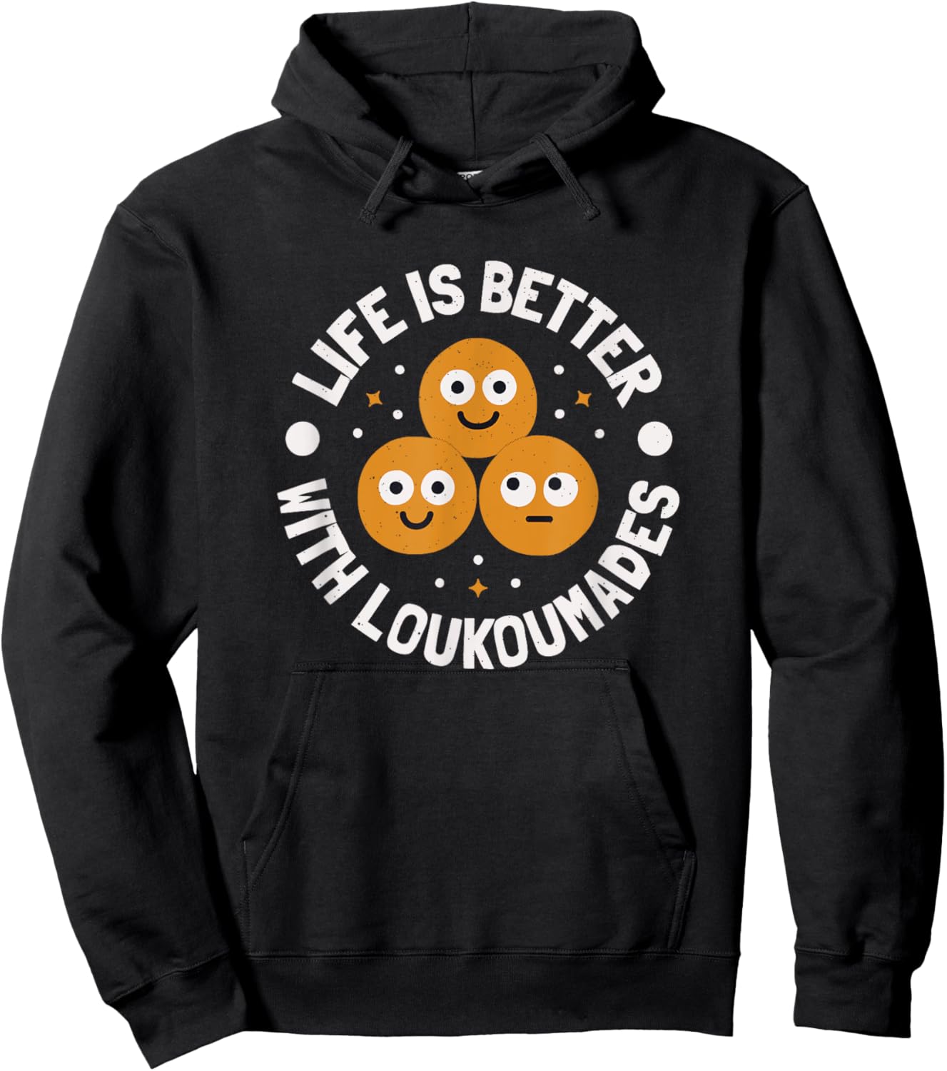 Life Is Better With Loukoumades - Greek Loukoumades Hoodie - Hoodie | Black