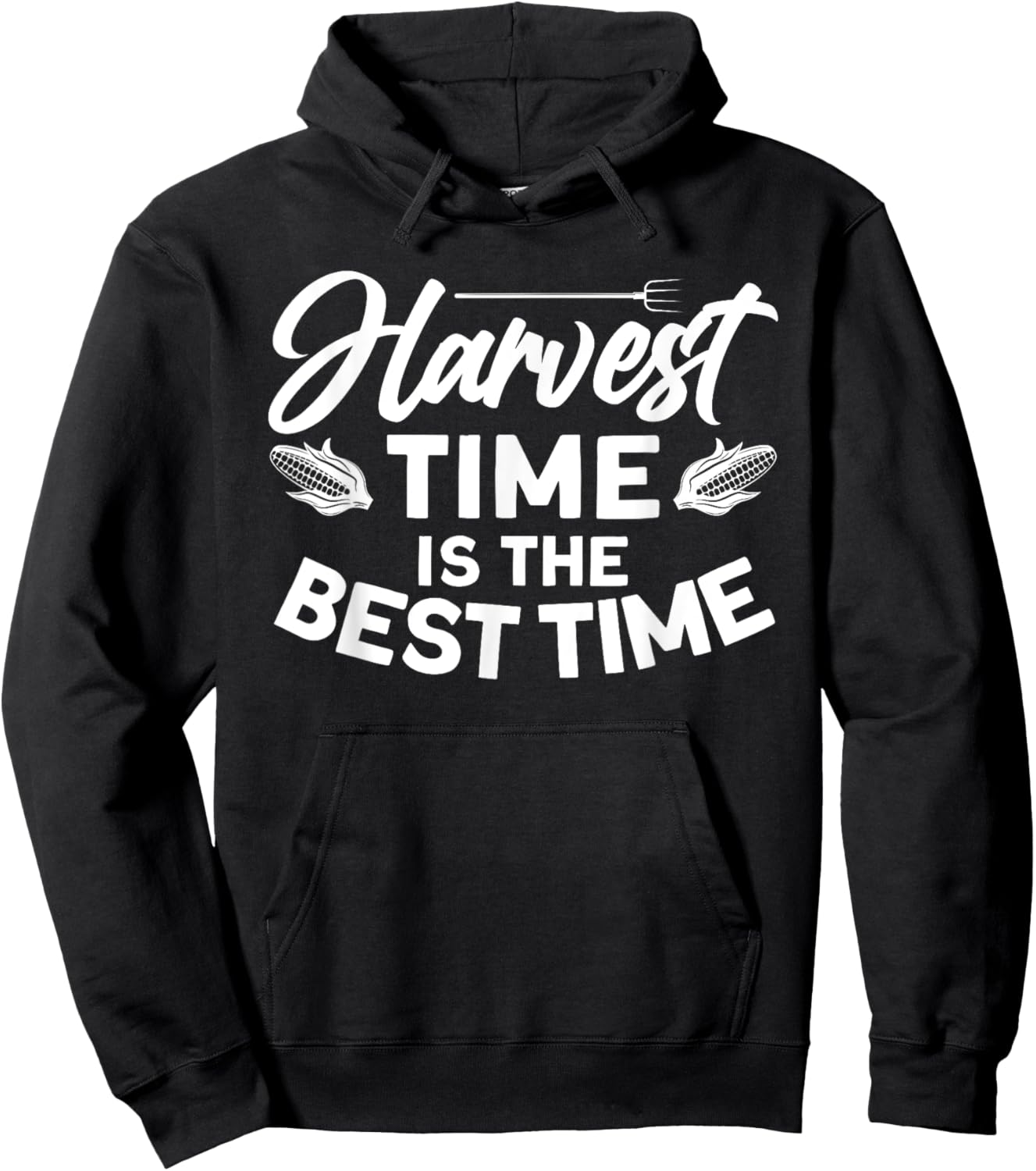Harvest Time Is The Best Time Hoodie - Hoodie | Black