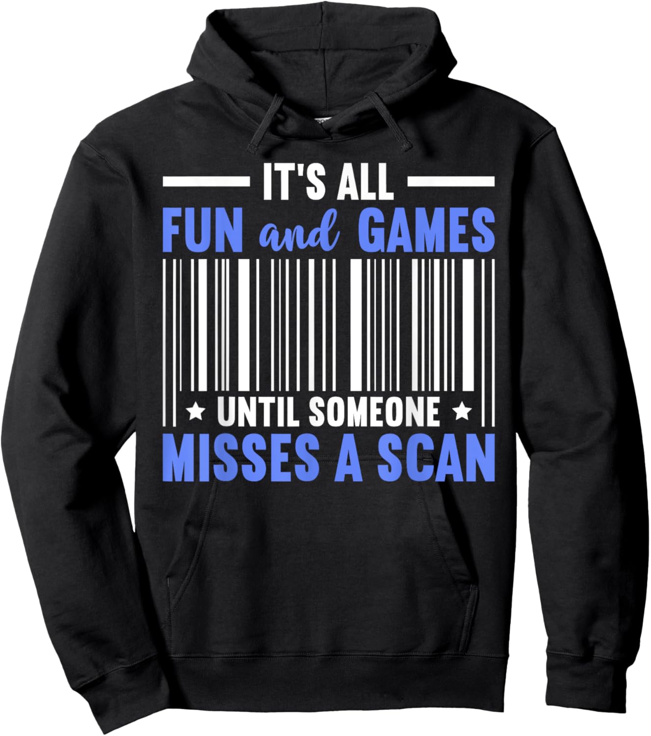 Misses A Scan Postal Worker Mailman Funny Mail Carrier Hoodie - Hoodie | Black