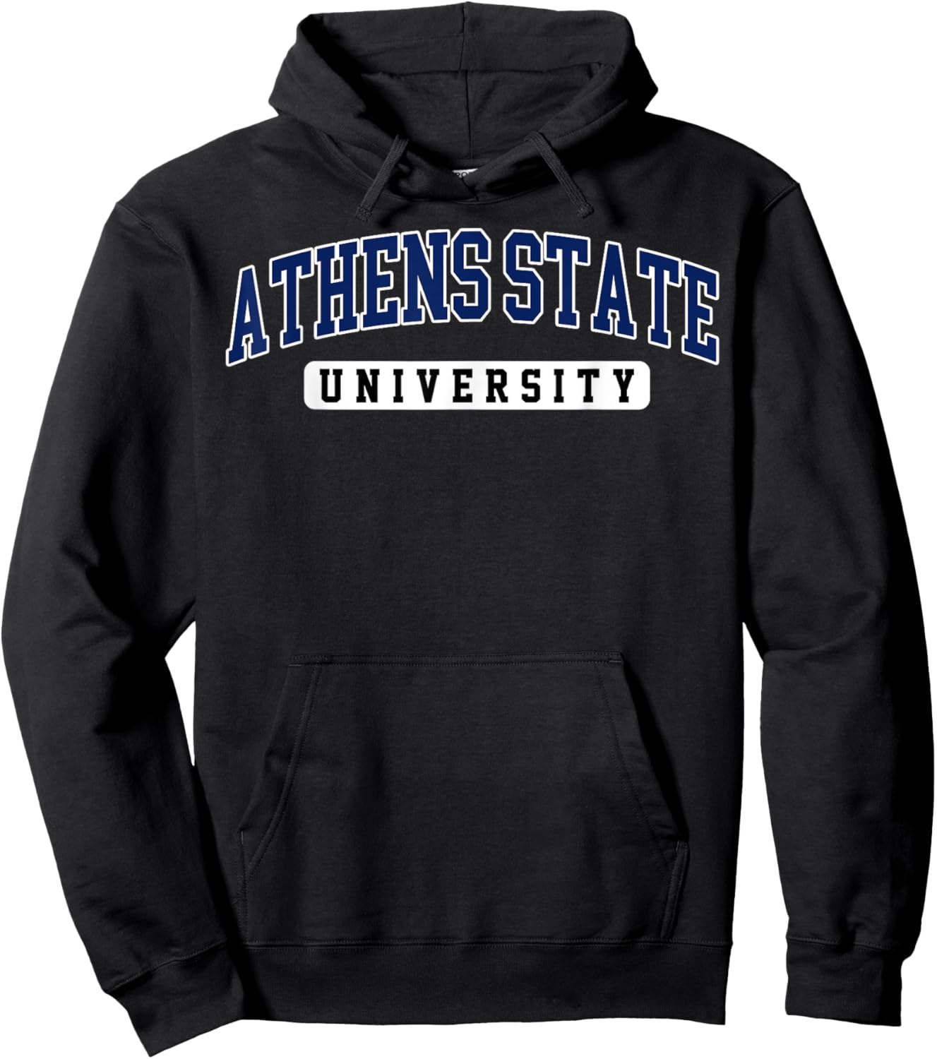 Athens State University Arch Vintage Sports Design Men Women Hoodie - Hoodie | Black