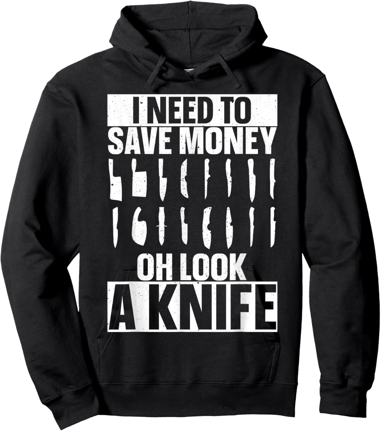 Funny Knife Collector Art Women Pocket Knife Lover Hoodie - Hoodie | Black