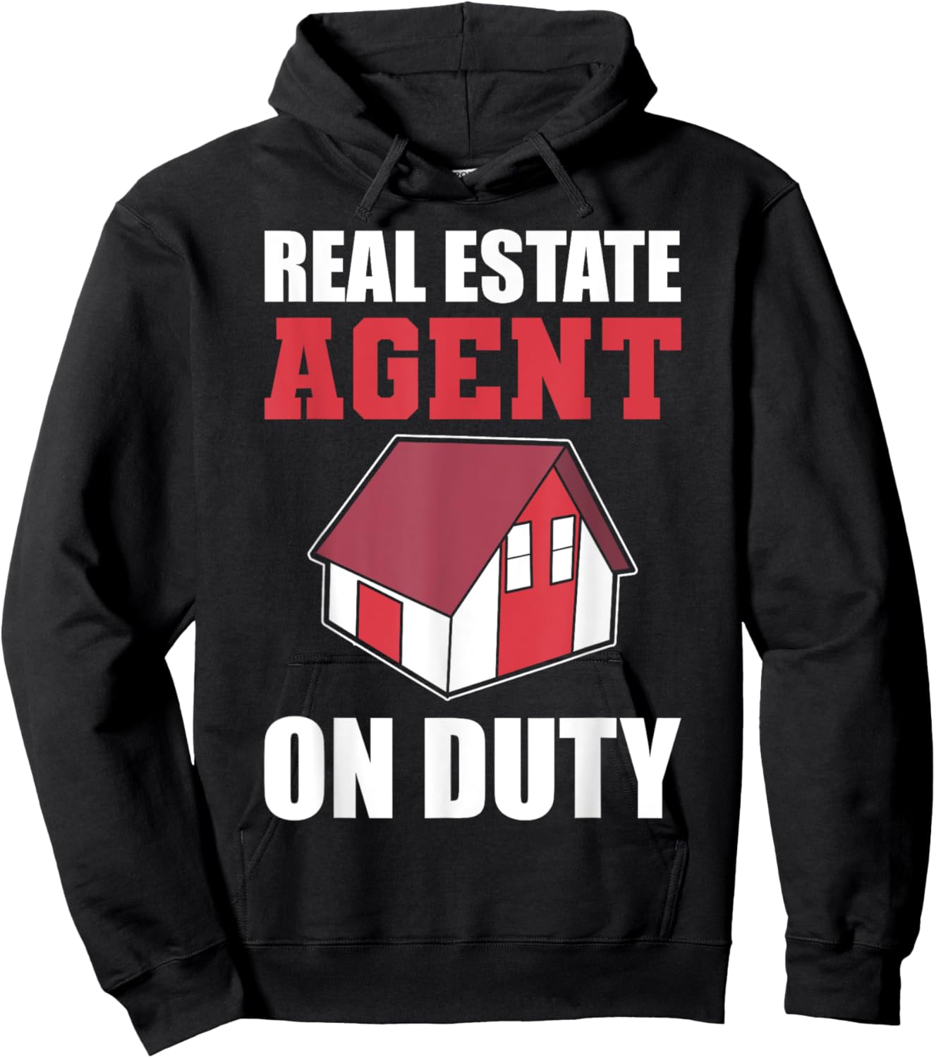 Real Estate Agent On Duty Licensed Realtor Hoodie - Hoodie | Black