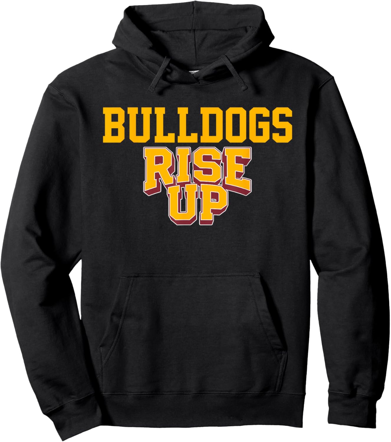 Glassboro Bulldogs Rise Up HS Hoodie - Hoodie | Black