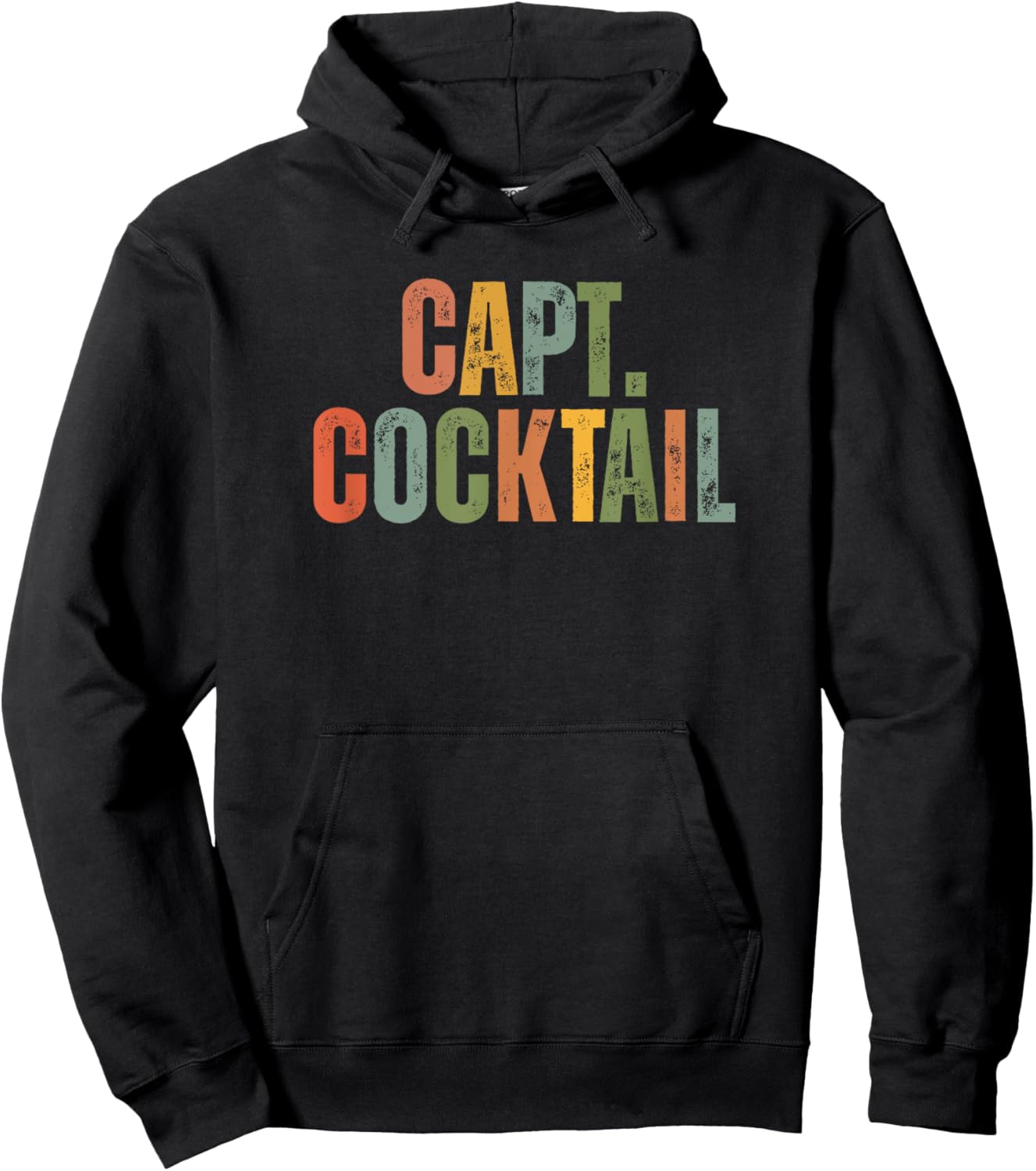 Capt. Cocktail - Captain Cocktail Hoodie - Hoodie | Black