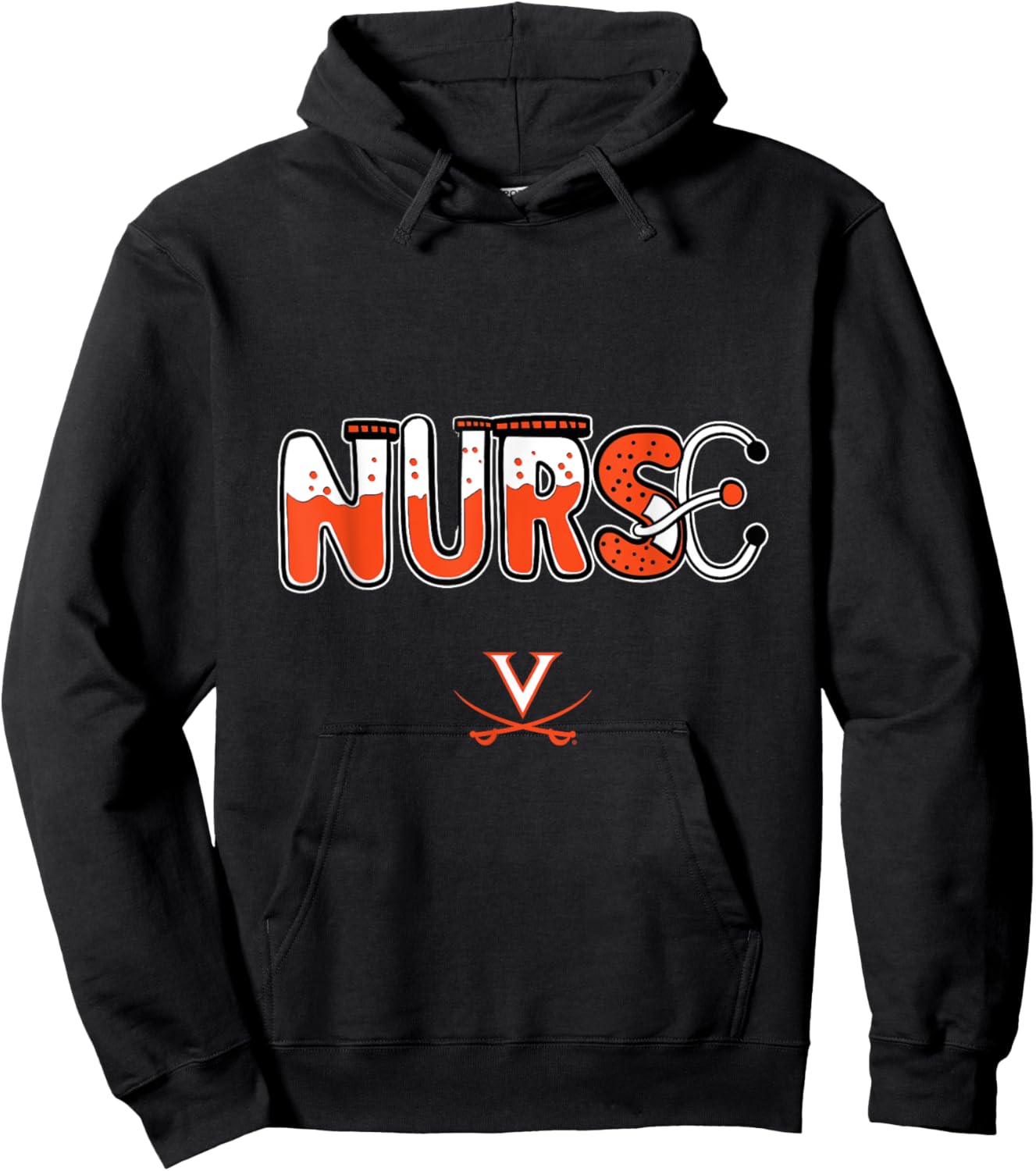 Virginia Cavaliers Nurse Things Team Hoodie - Hoodie | Black