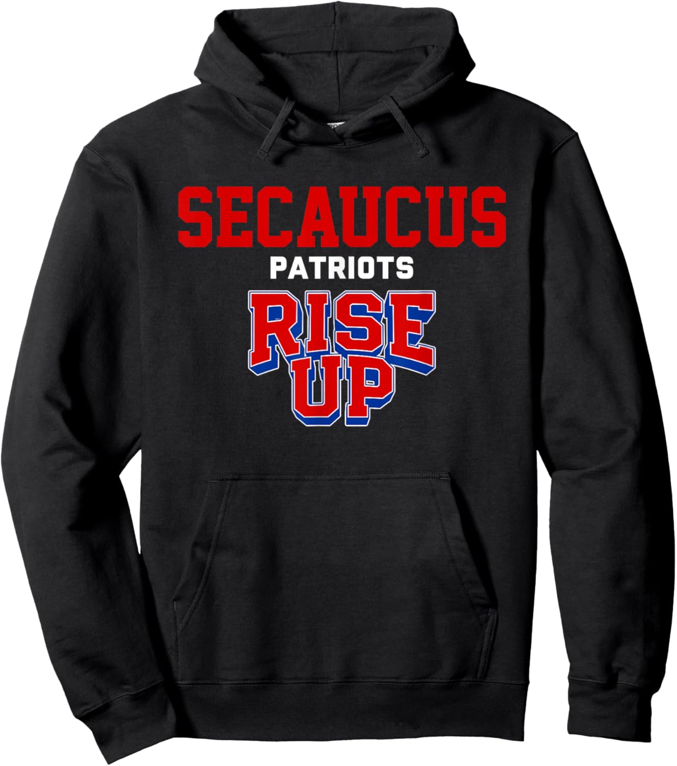 Secaucus Patriots Rise Up HS Hoodie - Hoodie | Black