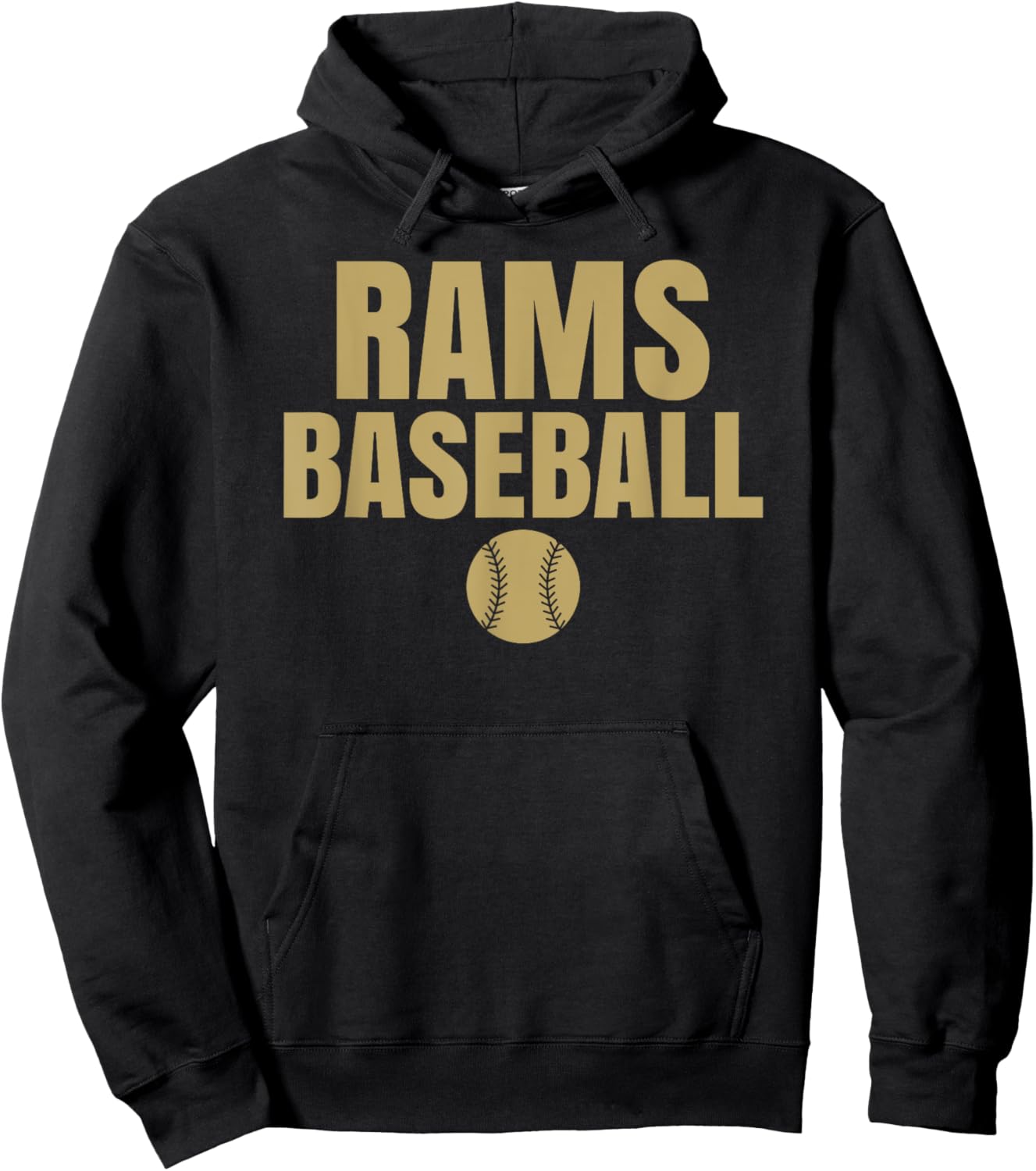 Grayson Rams Baseball Hoodie - Hoodie | Black
